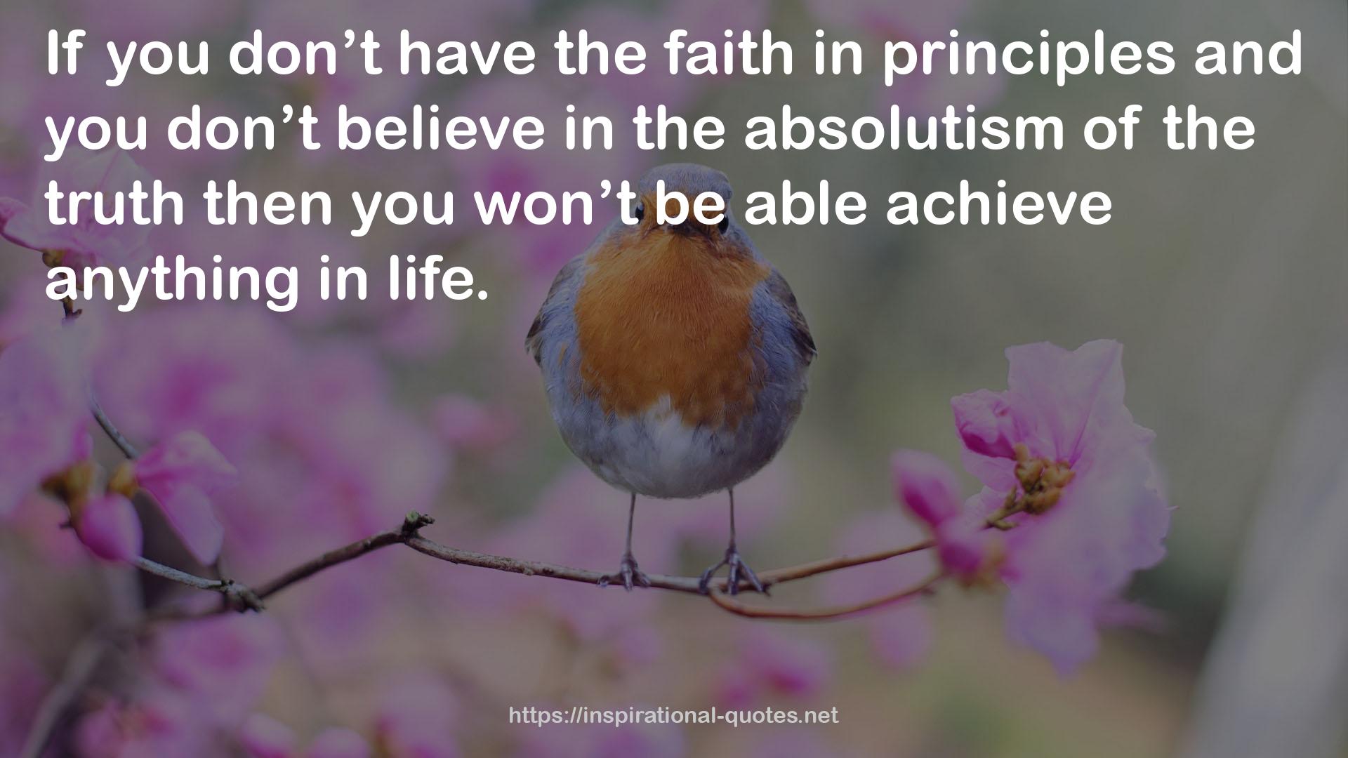 the absolutism  QUOTES