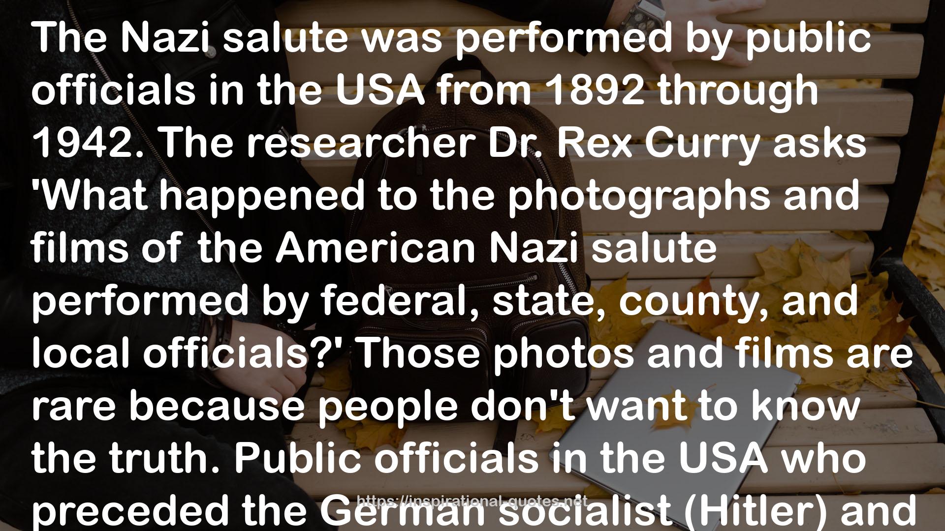 Lies My Teacher Told Me: Swastikas, Nazis, Pledge of Allegiance Lies Exposed by Rex Curry and Francis & Edward Bellamy QUOTES