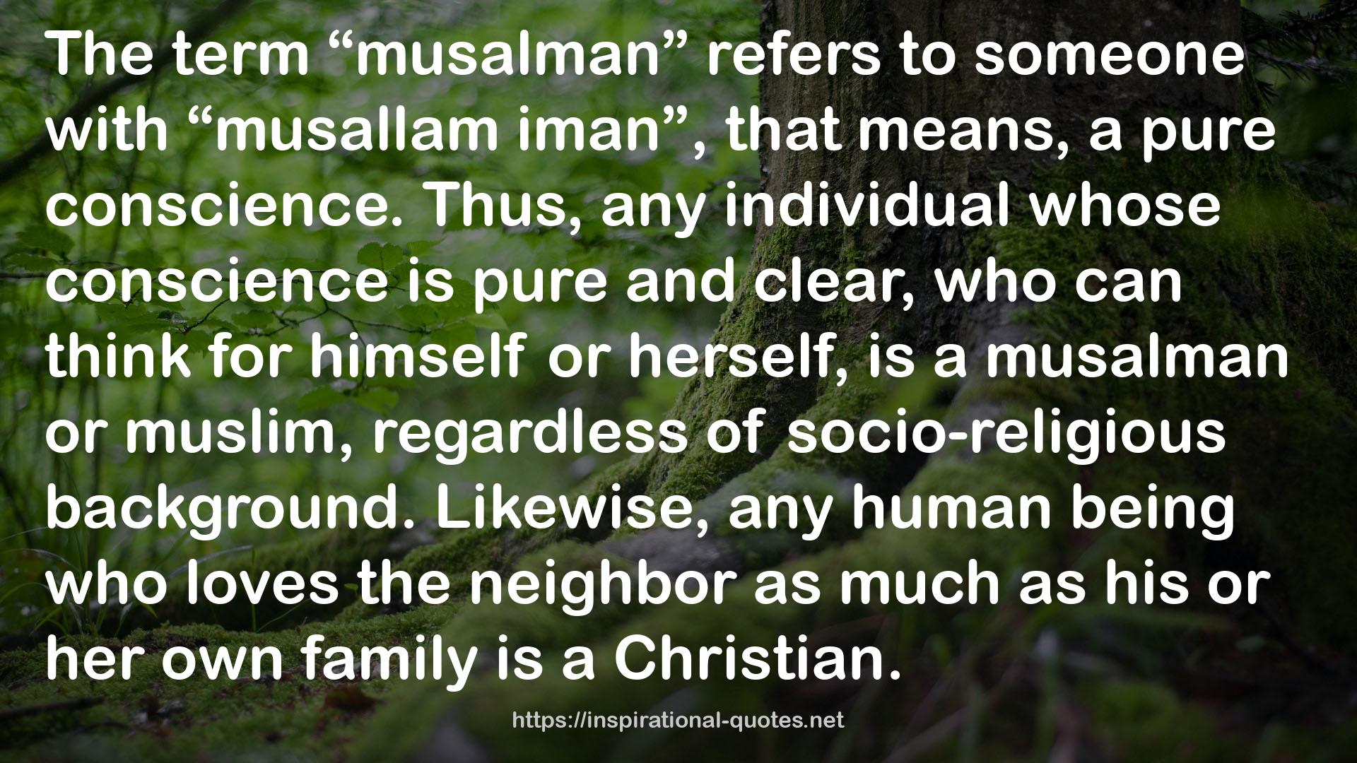 a musalman  QUOTES