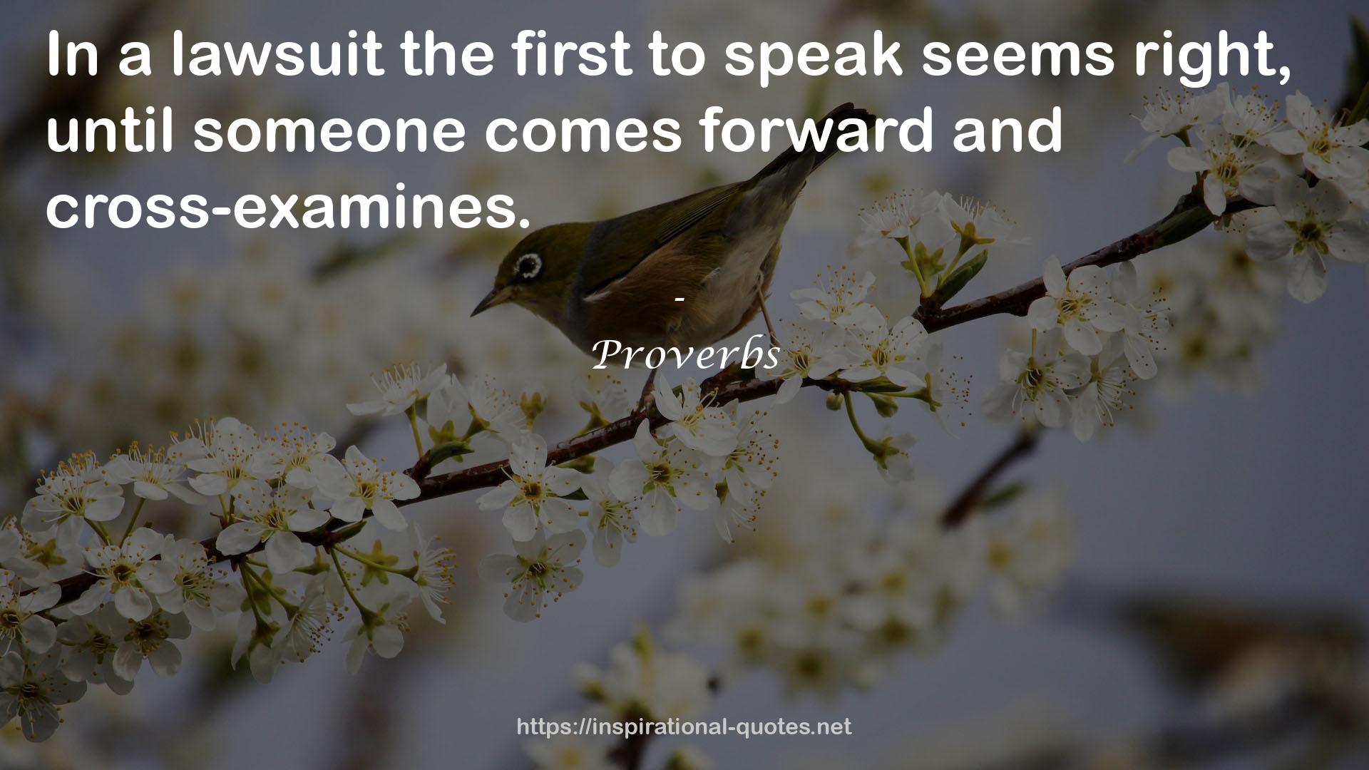Proverbs QUOTES