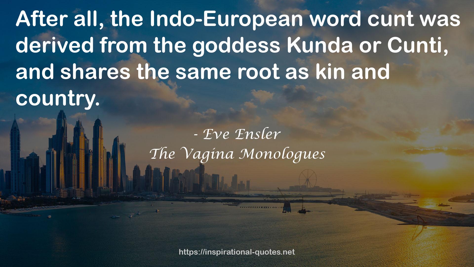 the goddess Kunda  QUOTES