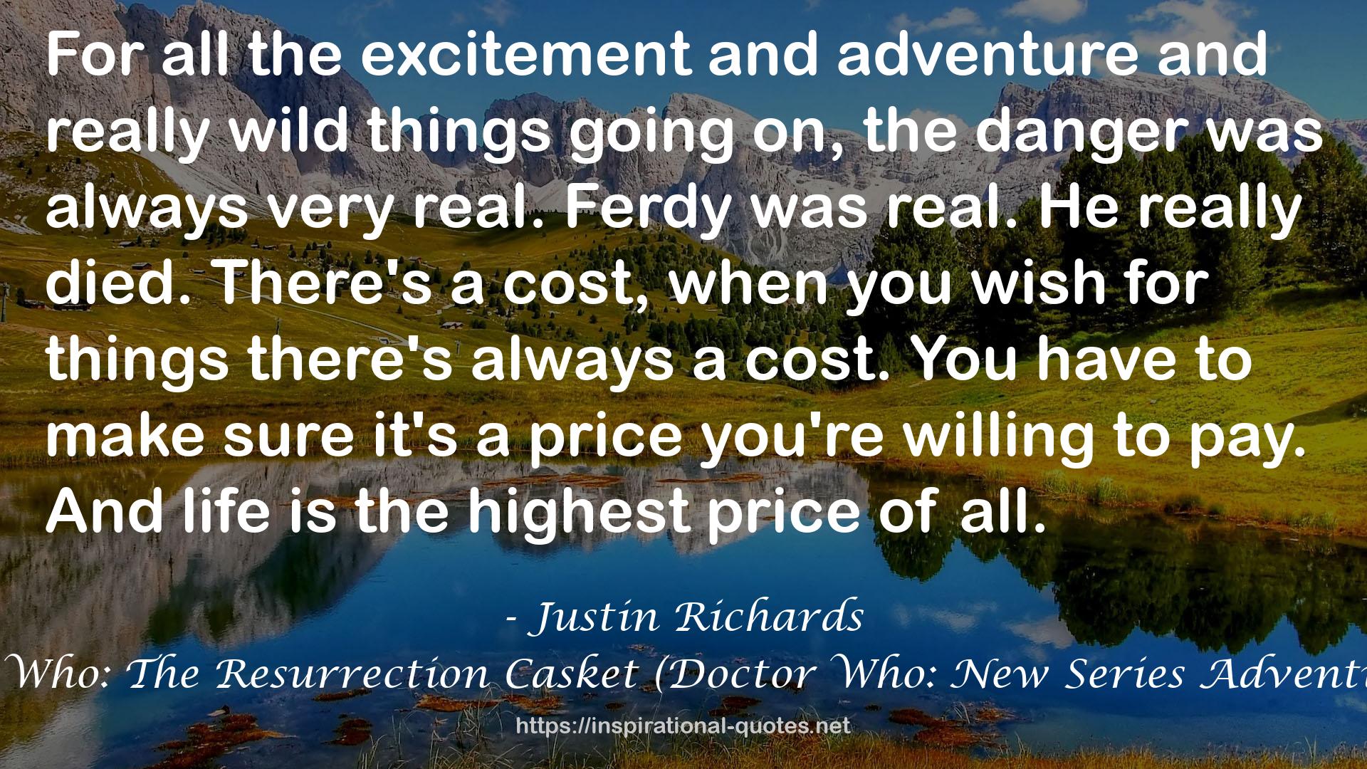 Doctor Who: The Resurrection Casket (Doctor Who: New Series Adventures #9) QUOTES