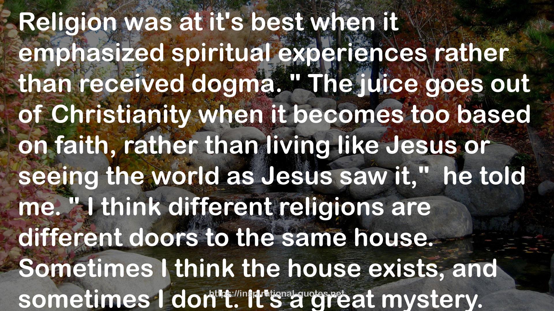 different religions  QUOTES