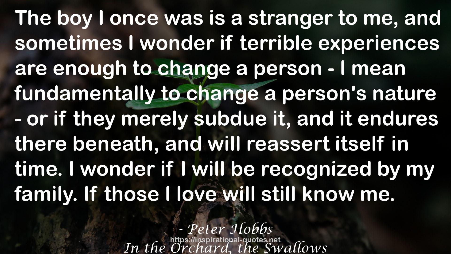 terrible experiences  QUOTES