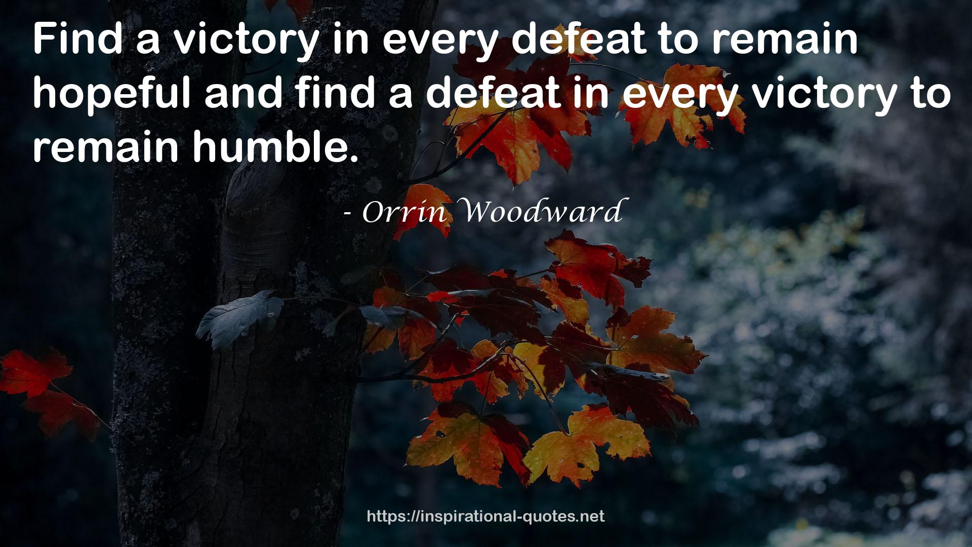 every defeat  QUOTES