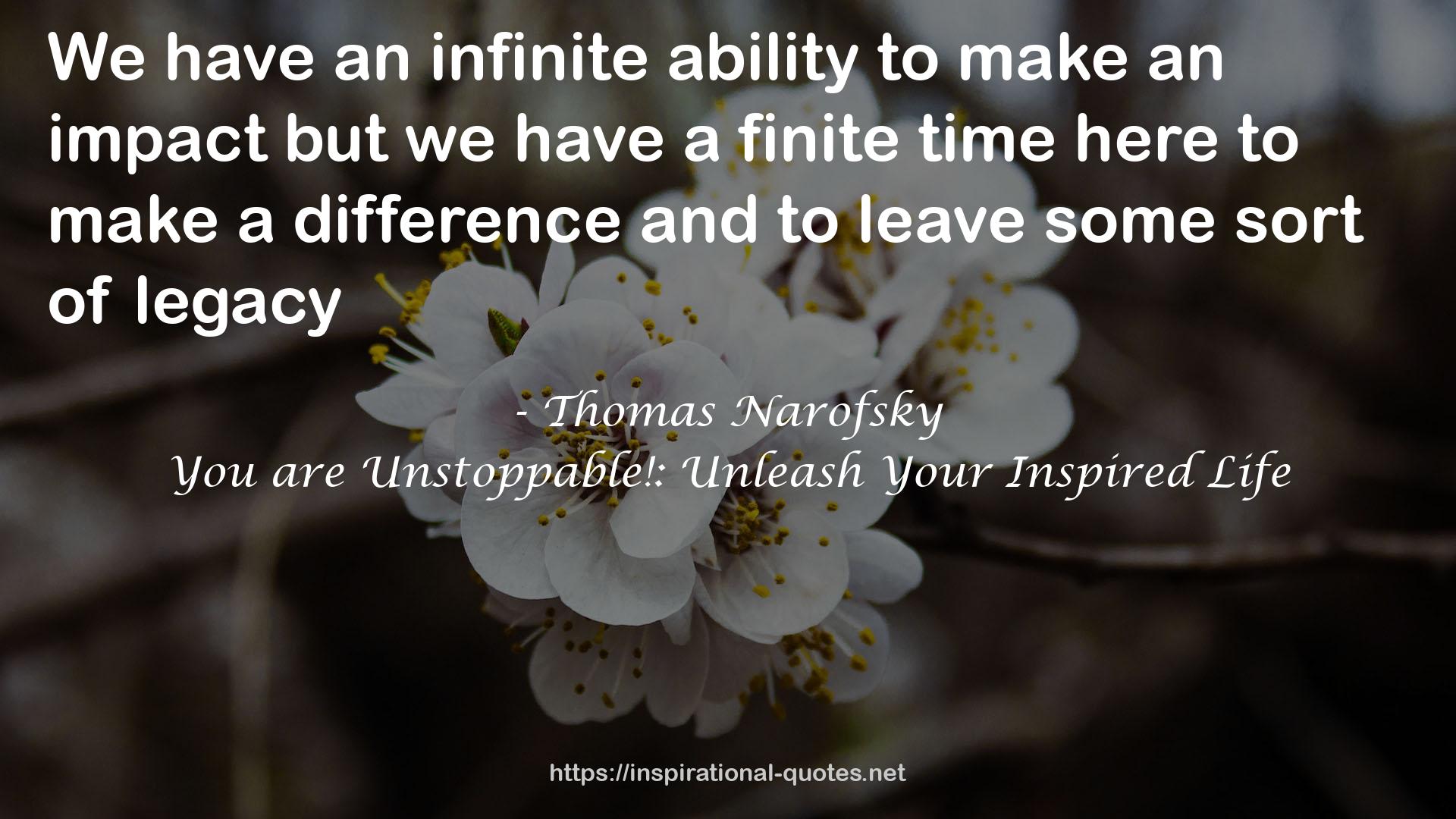 an infinite ability  QUOTES