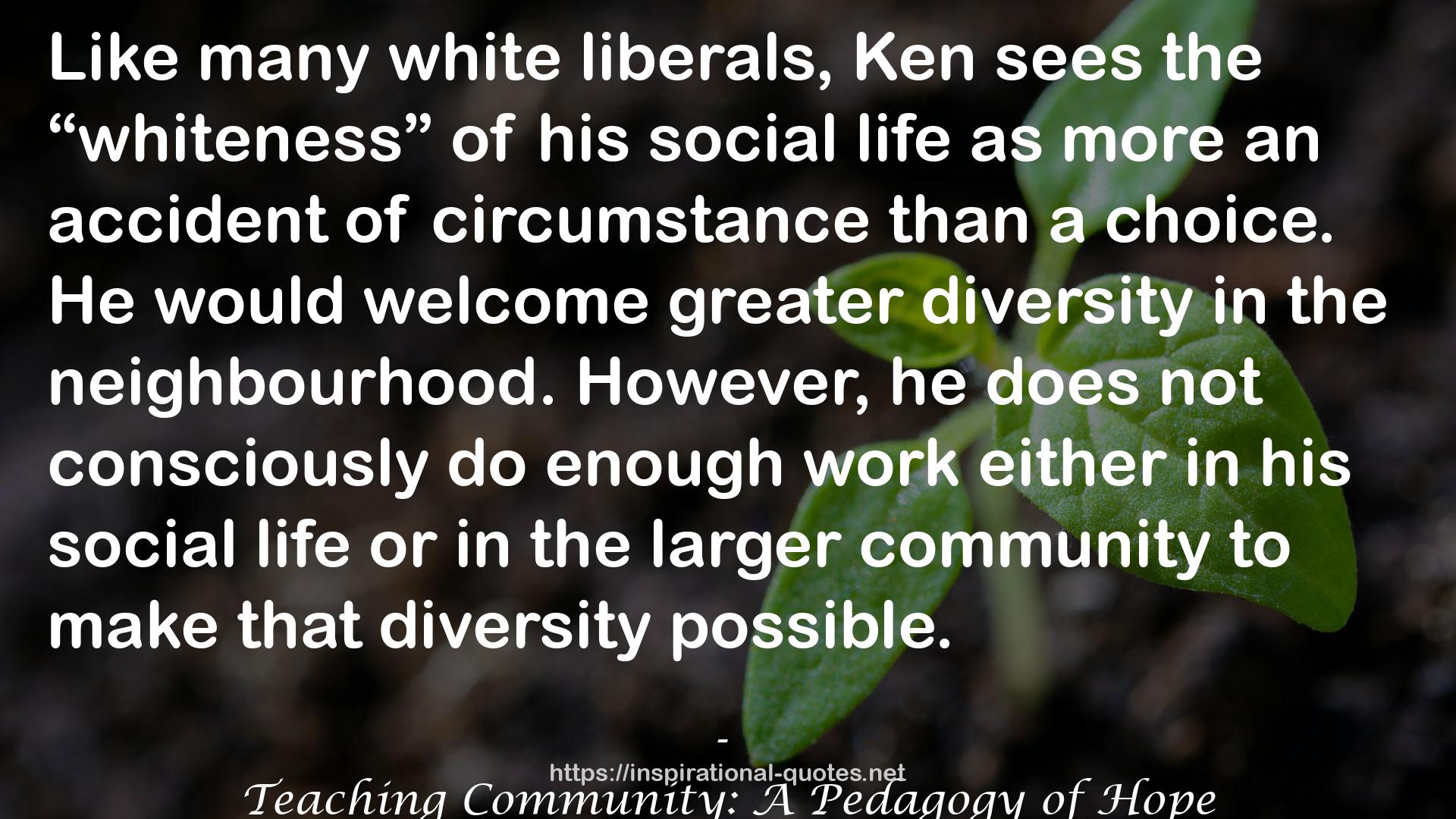 greater diversity  QUOTES