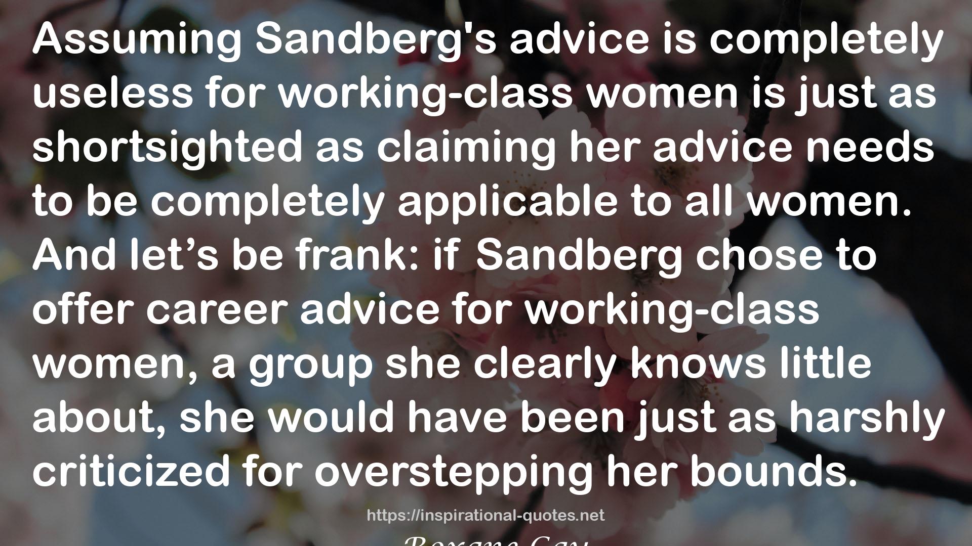 working-class women  QUOTES