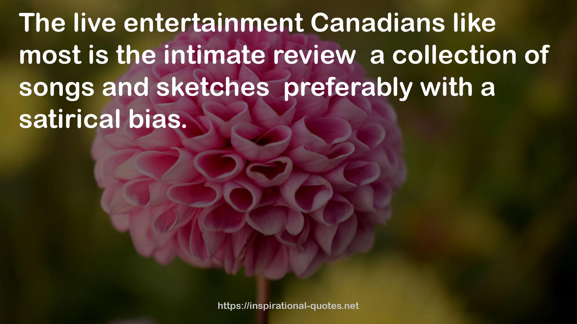 the intimate review  QUOTES