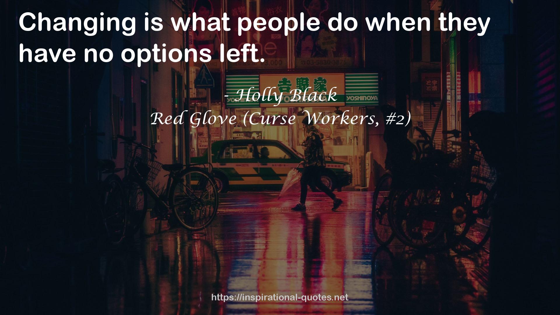 Red Glove (Curse Workers, #2) QUOTES