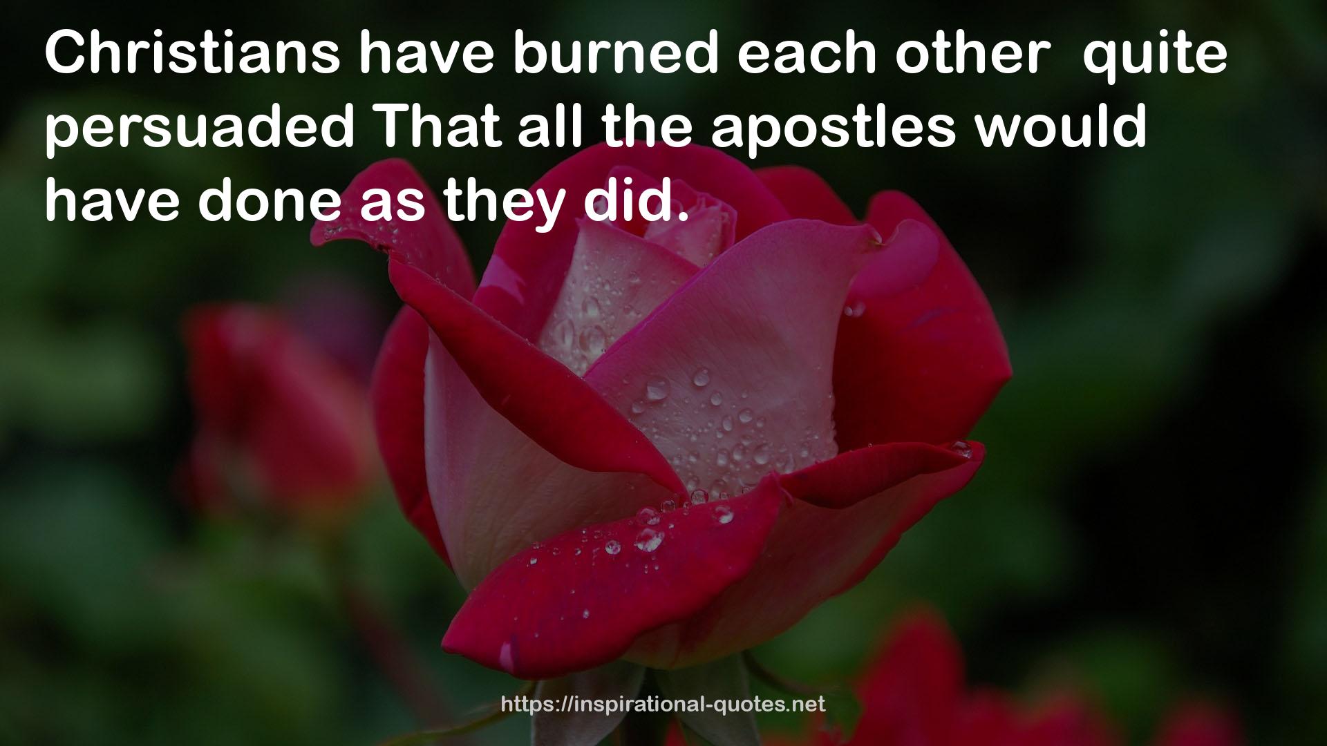 all the apostles  QUOTES