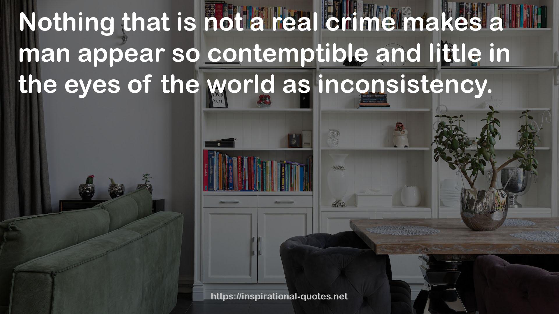 a real crime  QUOTES