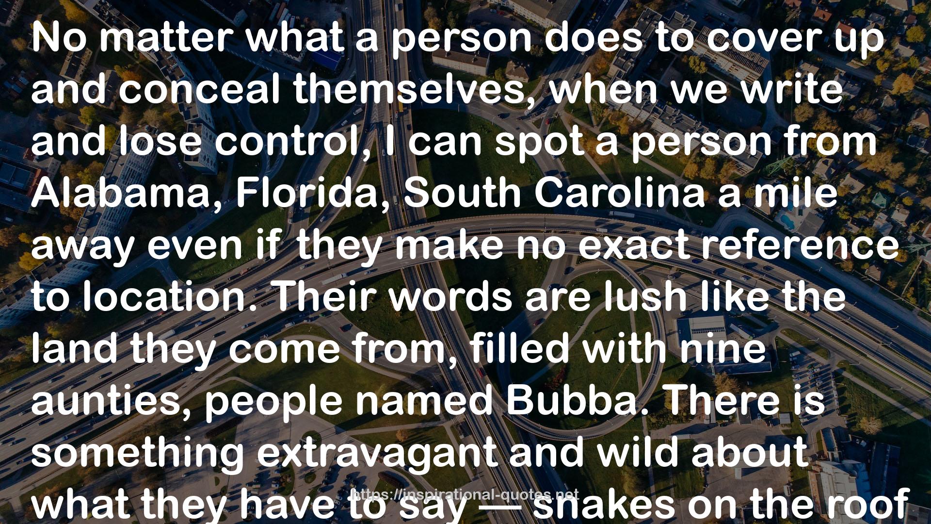 a southerner  QUOTES