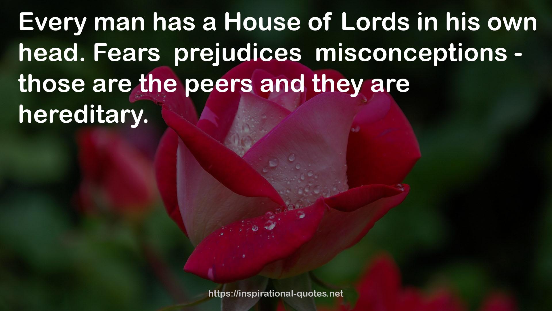 a House of Lords  QUOTES