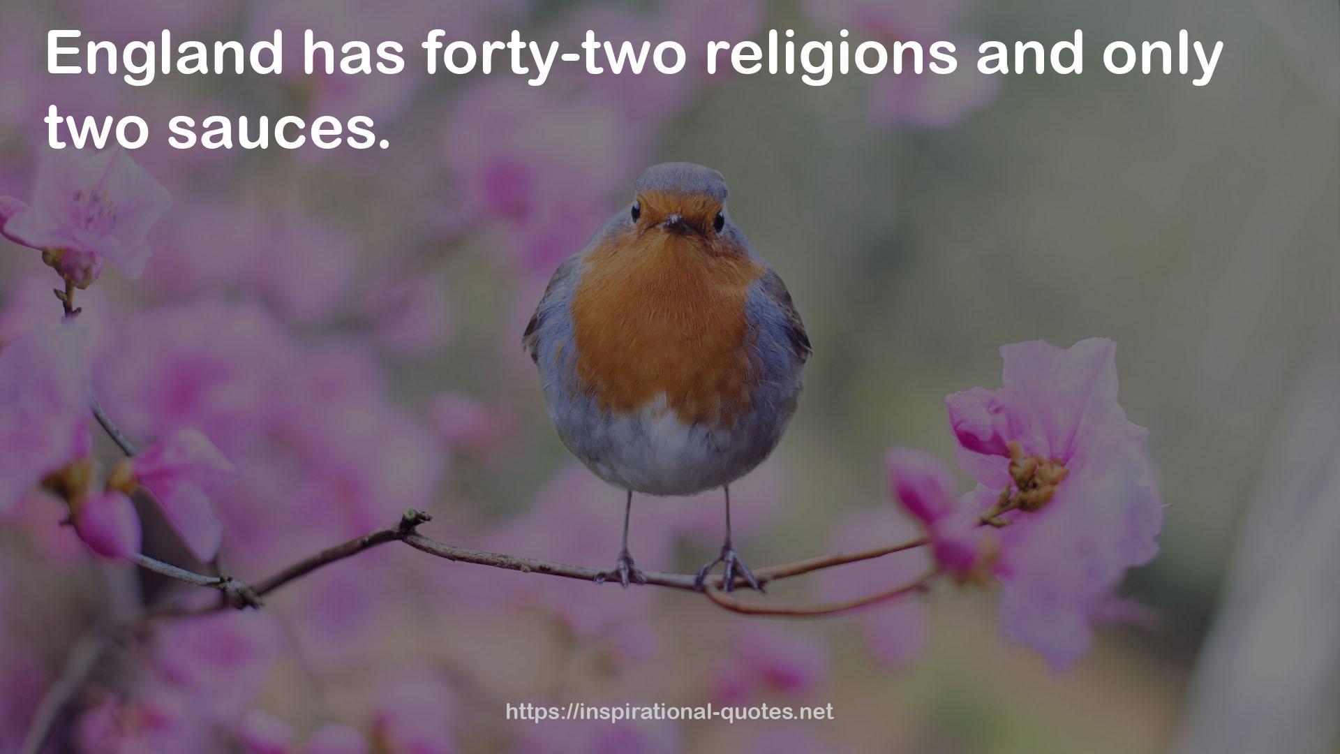 forty-two religions  QUOTES