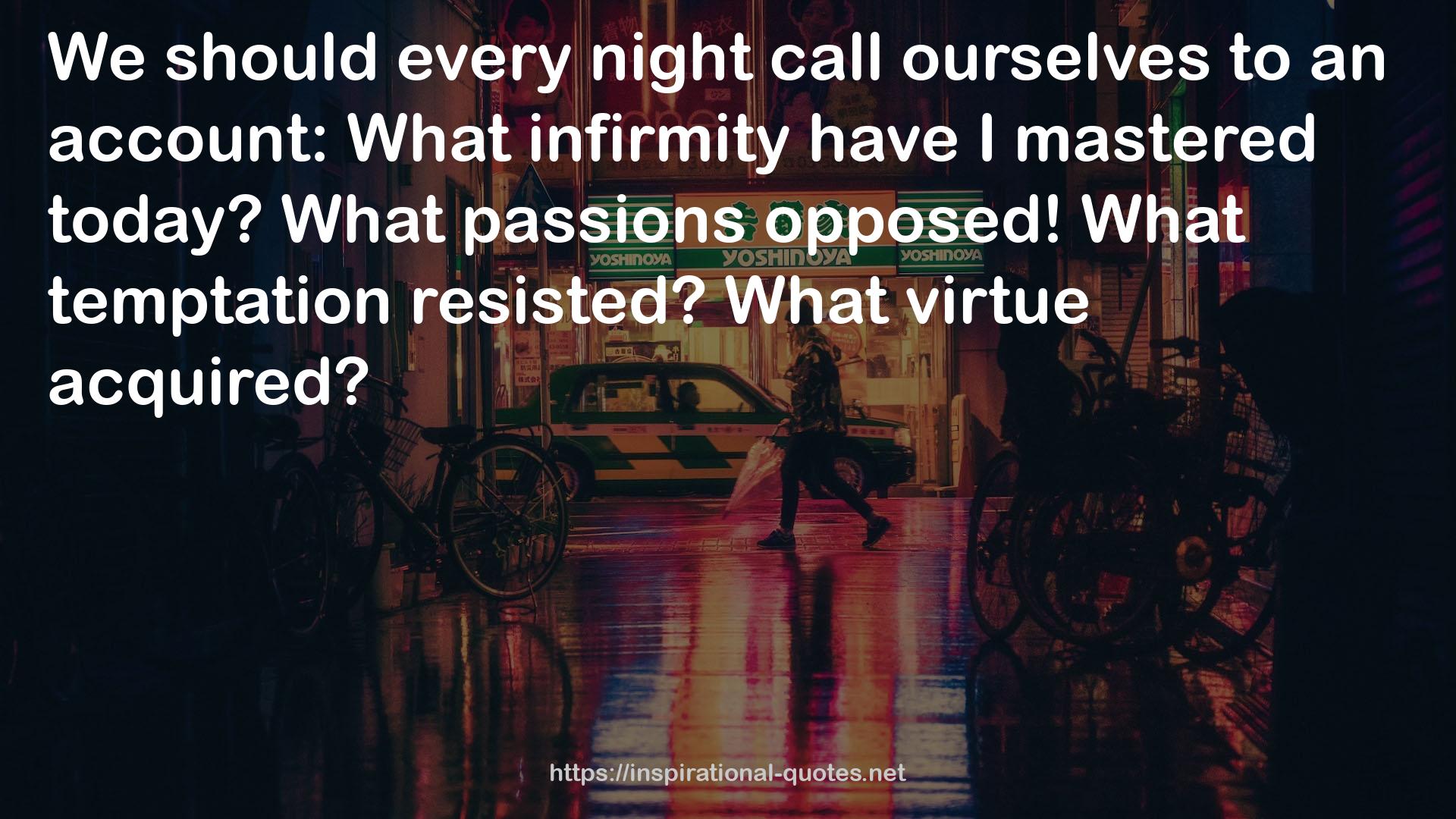 What infirmity  QUOTES