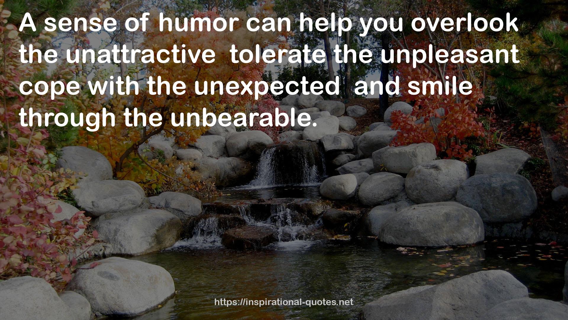 the unattractive  tolerate  QUOTES