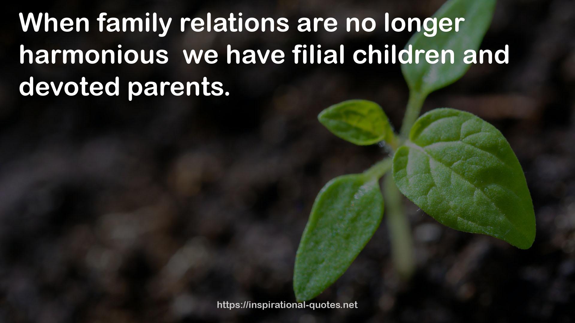 filial children  QUOTES