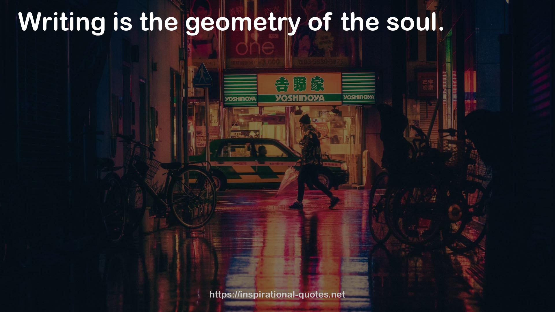 The geometry  QUOTES