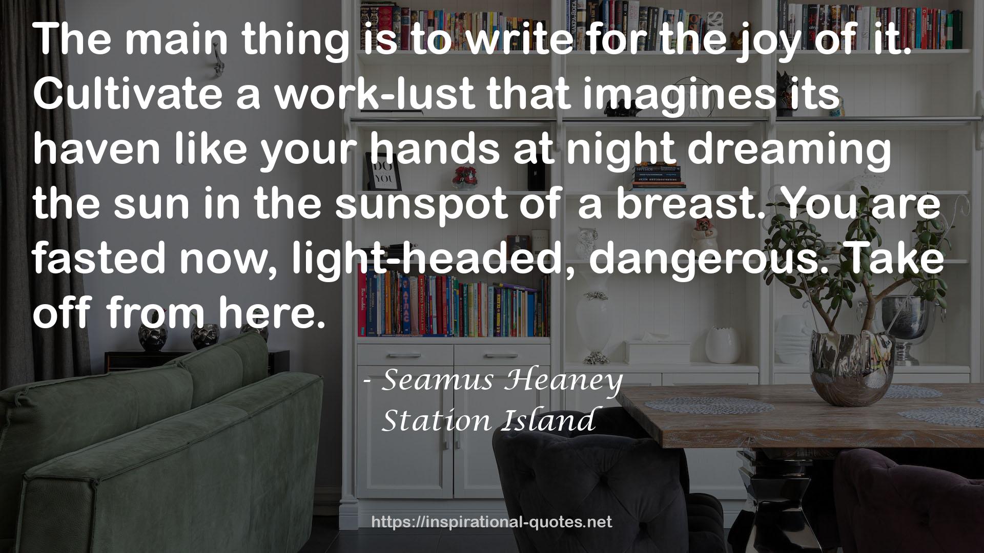 Station Island QUOTES