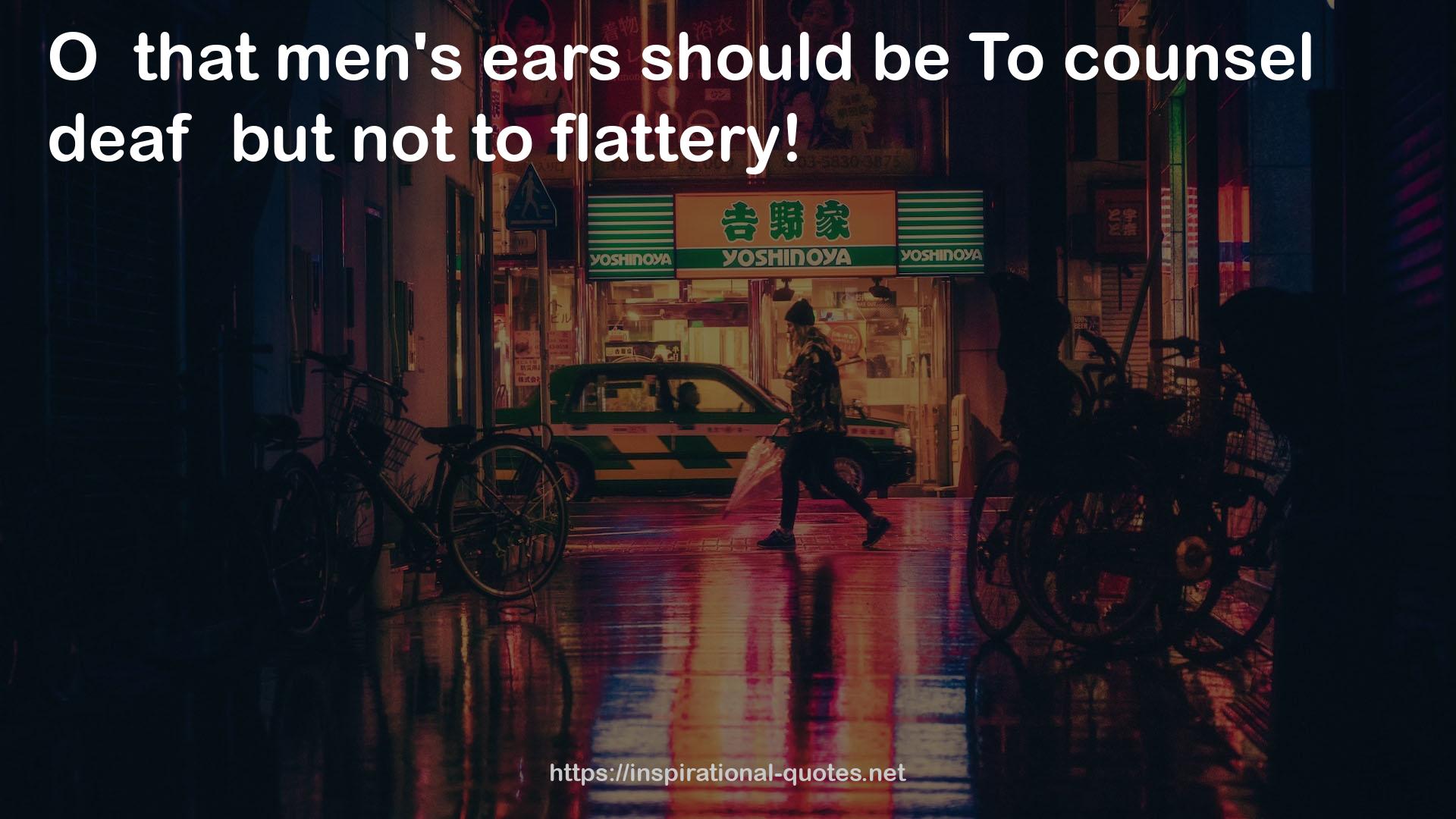 men's ears  QUOTES