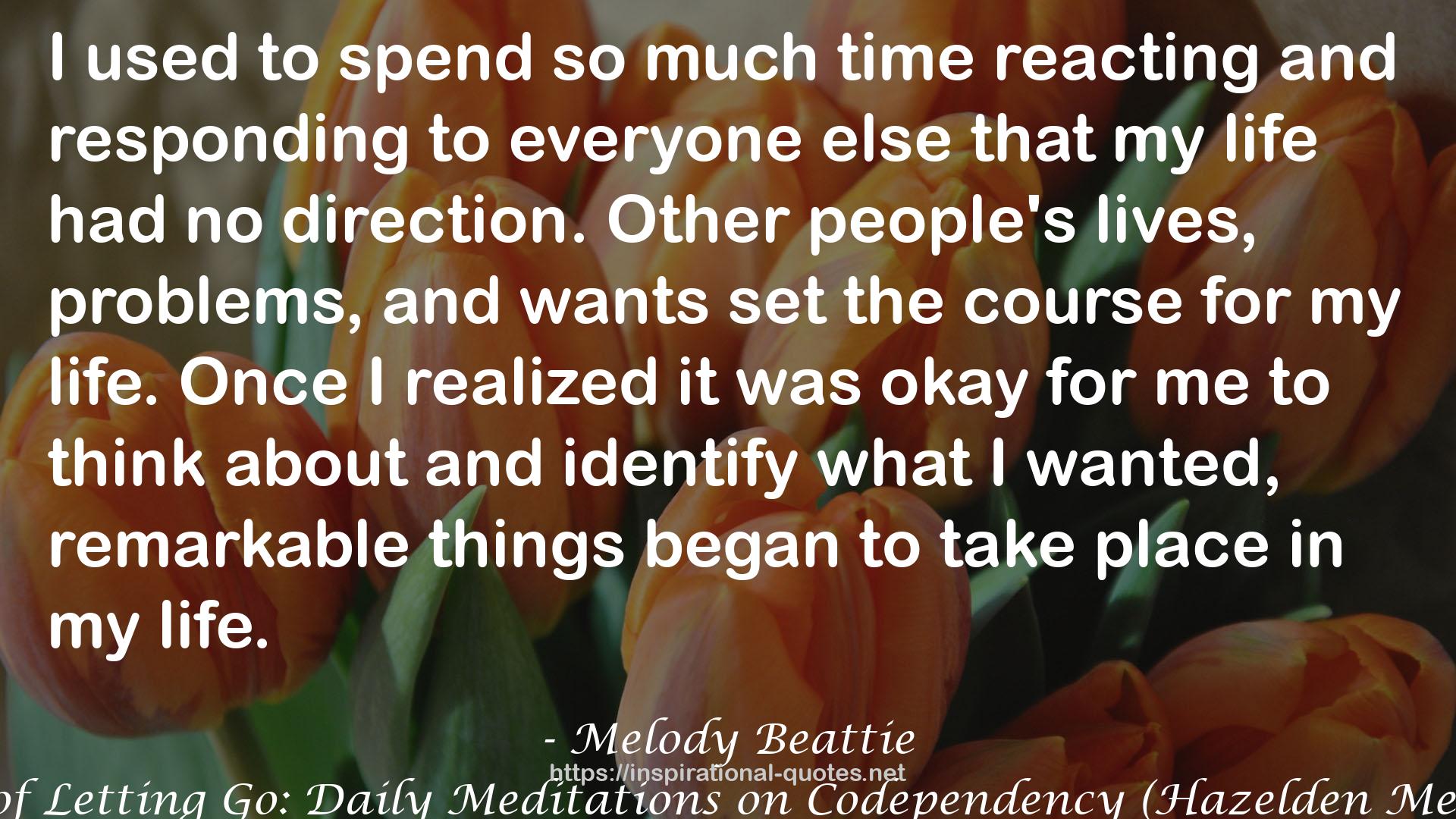 Melody Beattie QUOTES