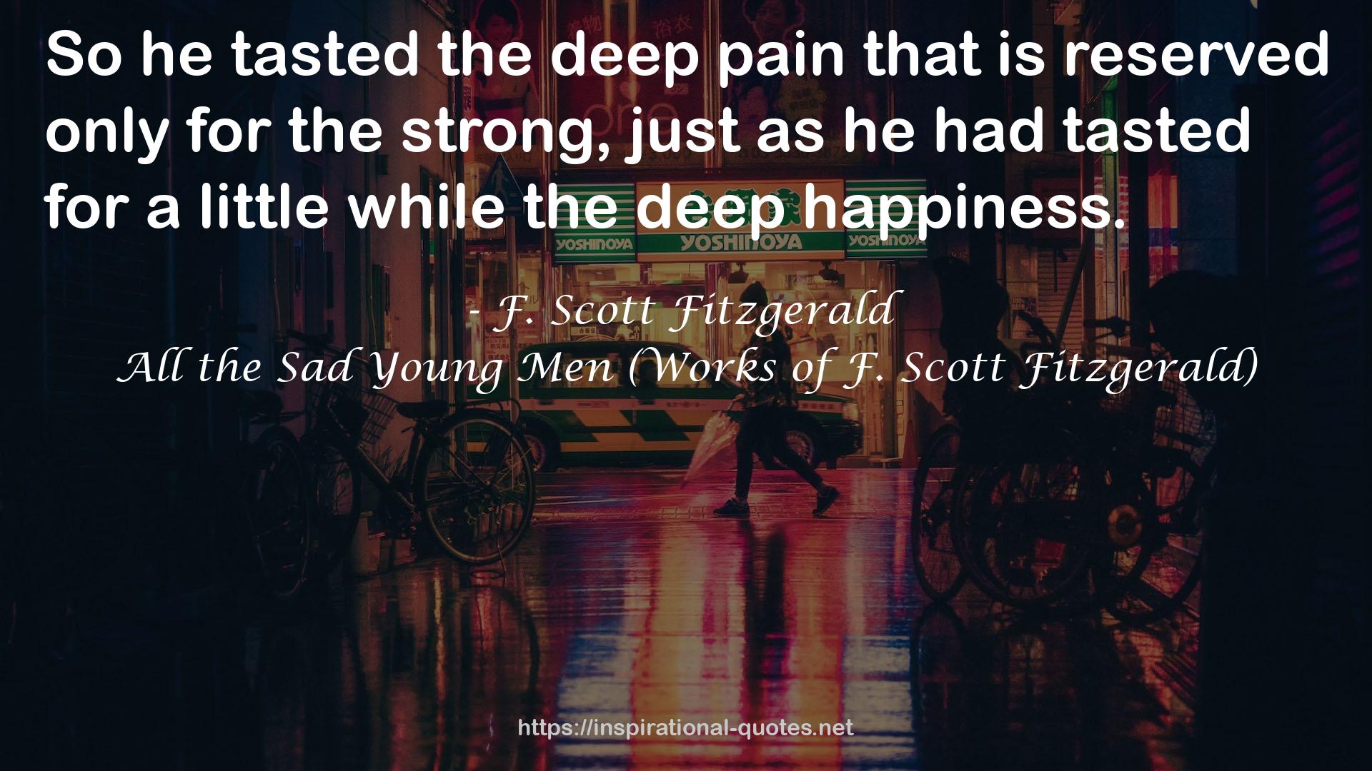 F. Scott Fitzgerald QUOTES