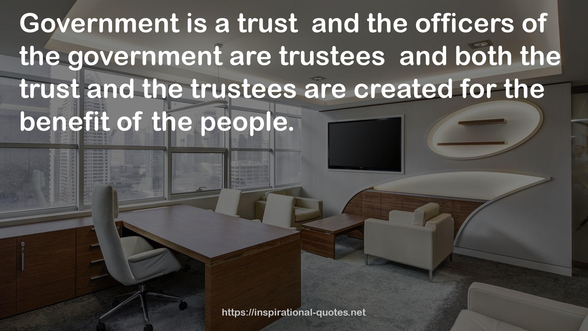 both the trust  QUOTES