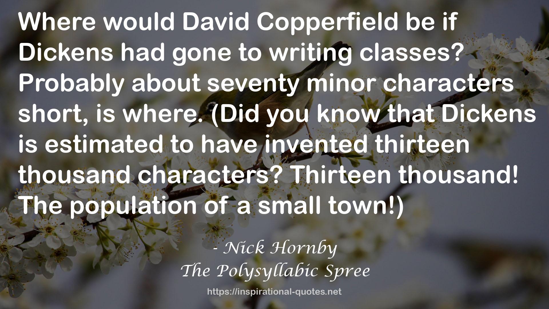 David Copperfield  QUOTES