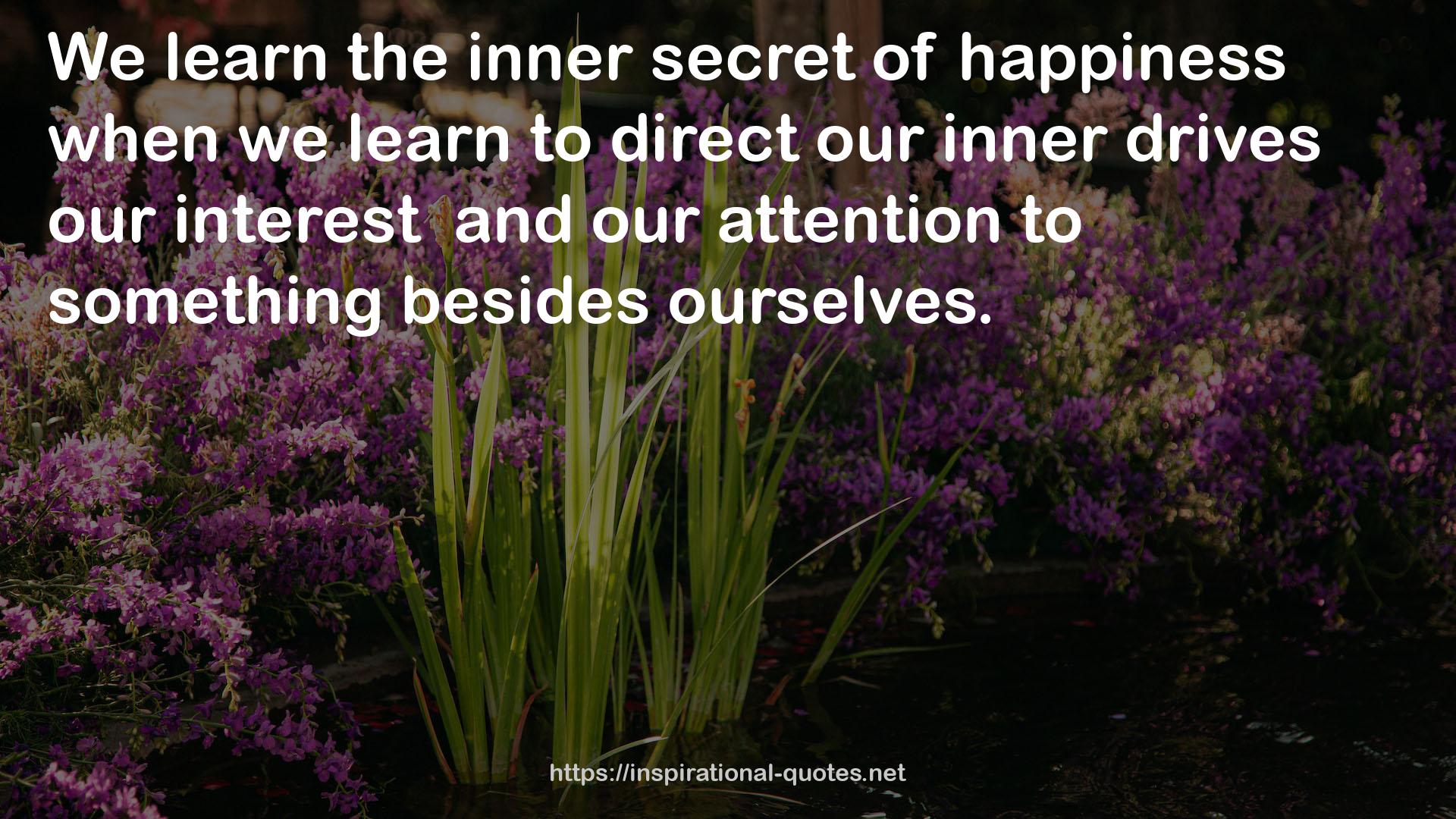 the inner secret  QUOTES