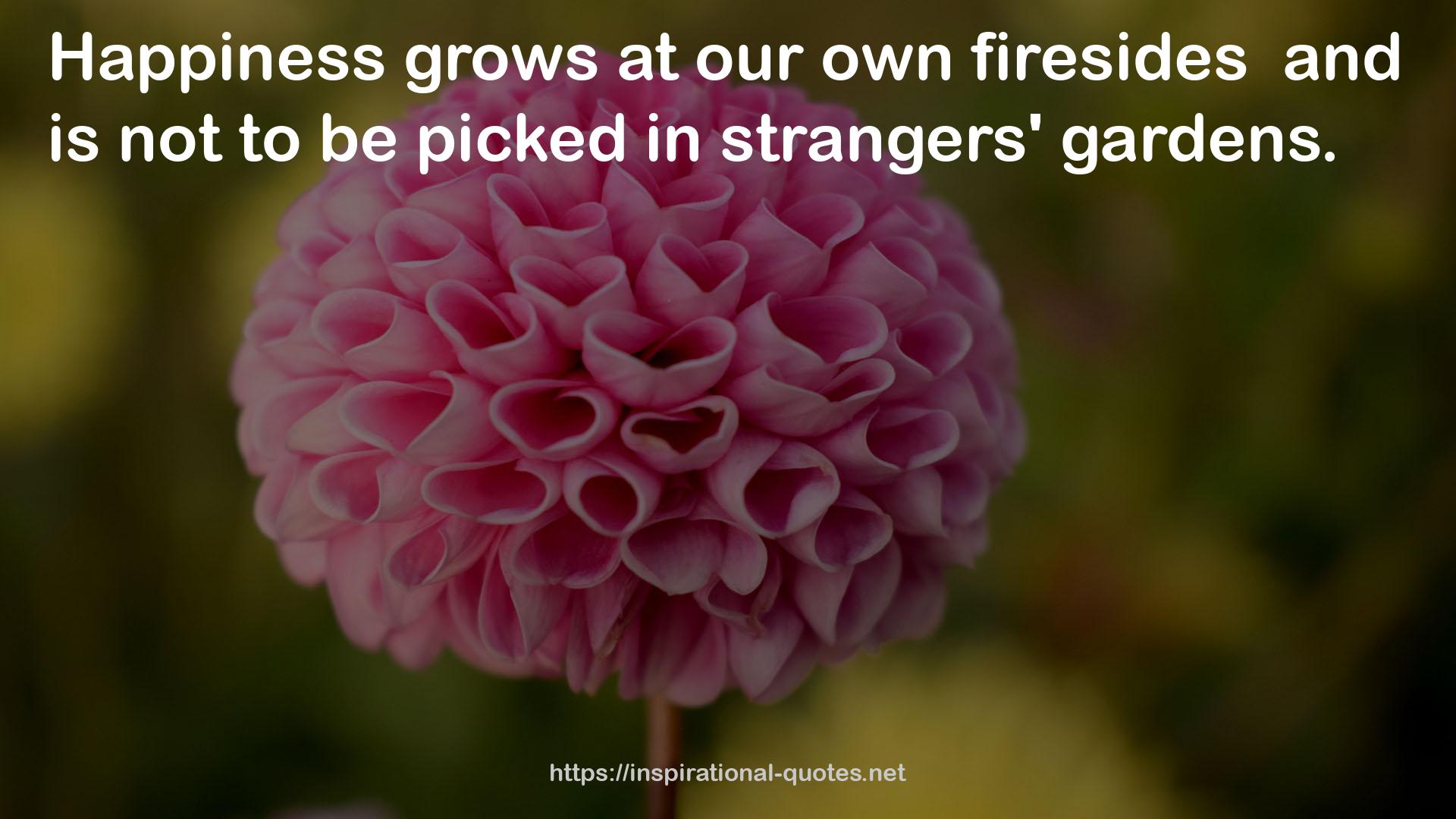 our own firesides  QUOTES