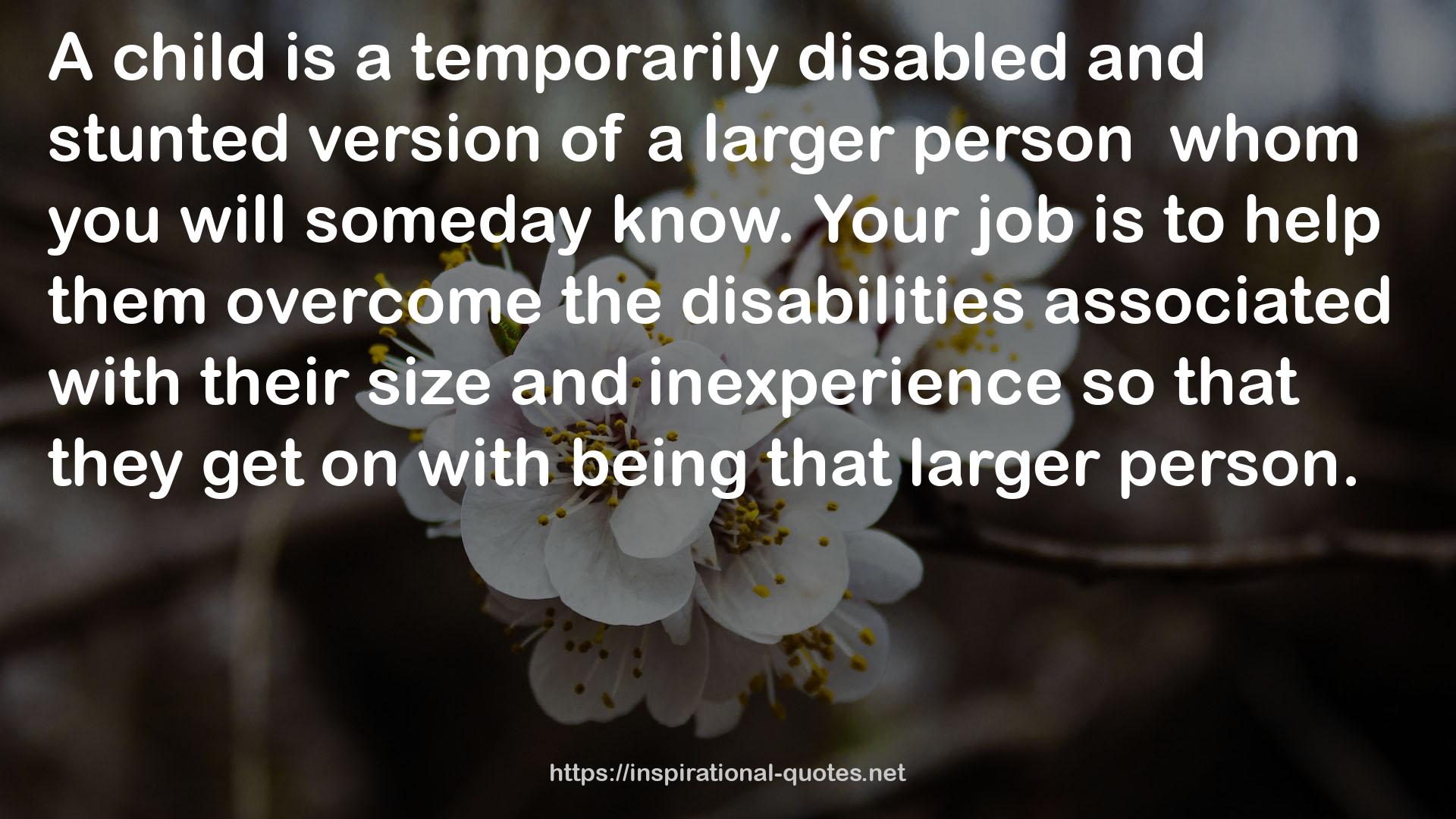 a temporarily disabled and stunted version  QUOTES