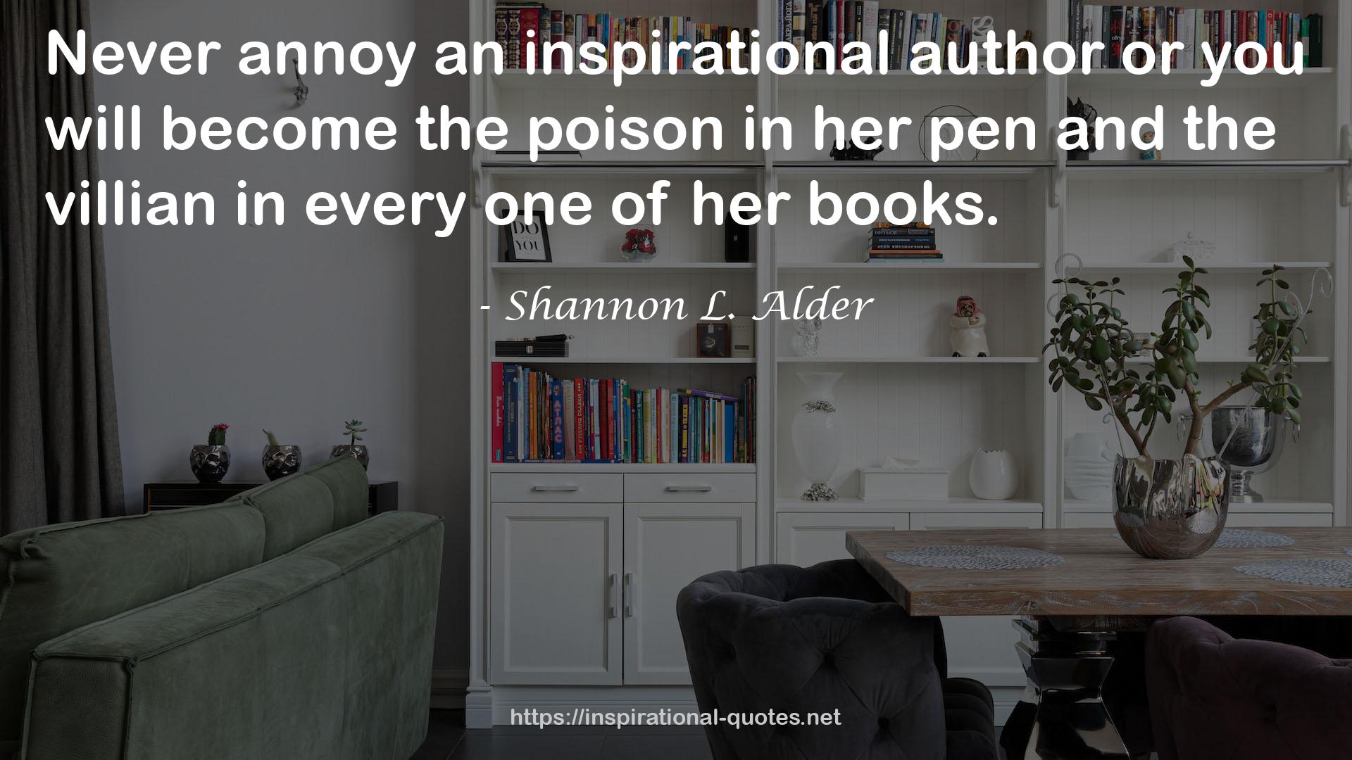 an inspirational author  QUOTES