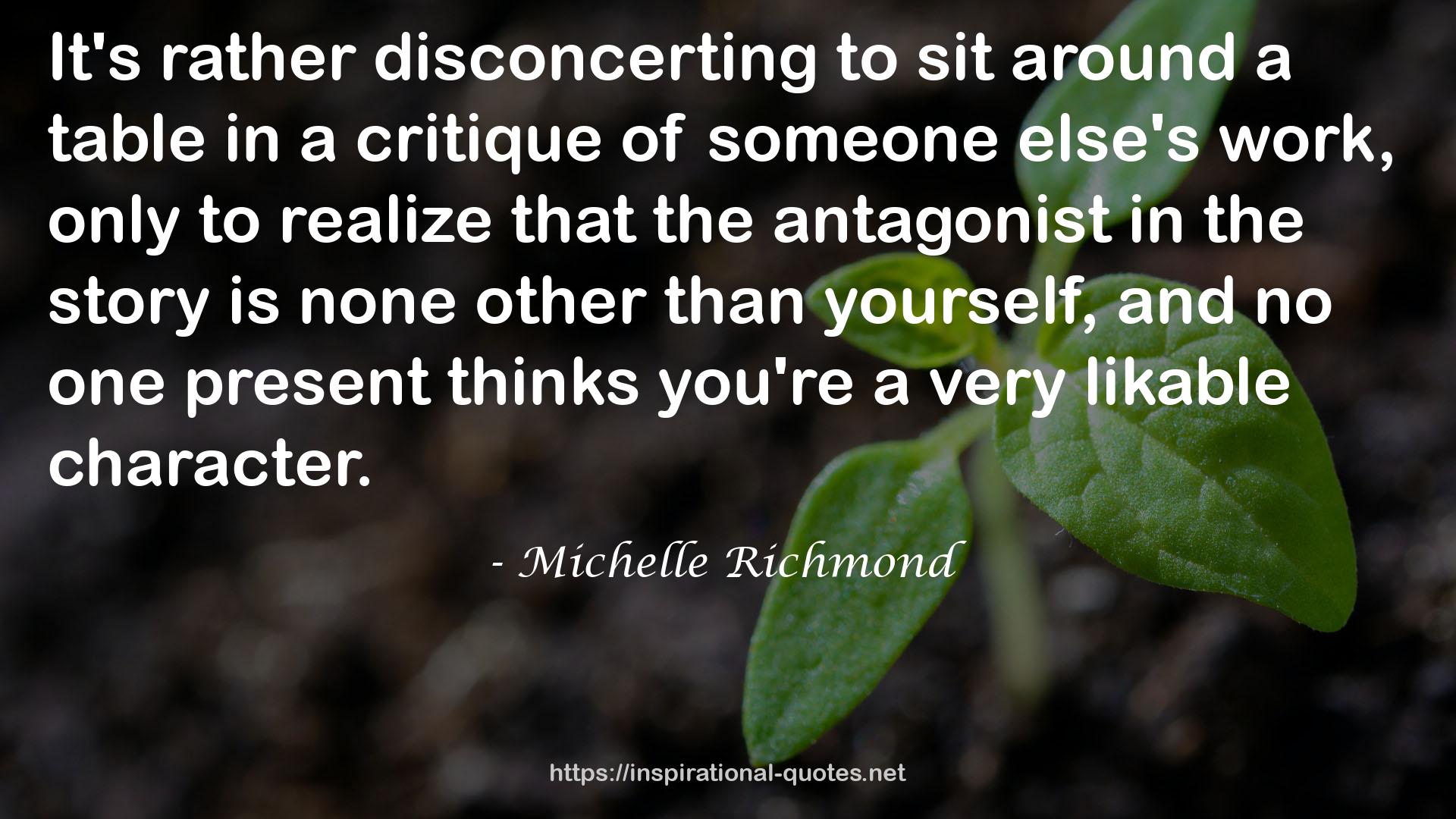 Michelle Richmond QUOTES