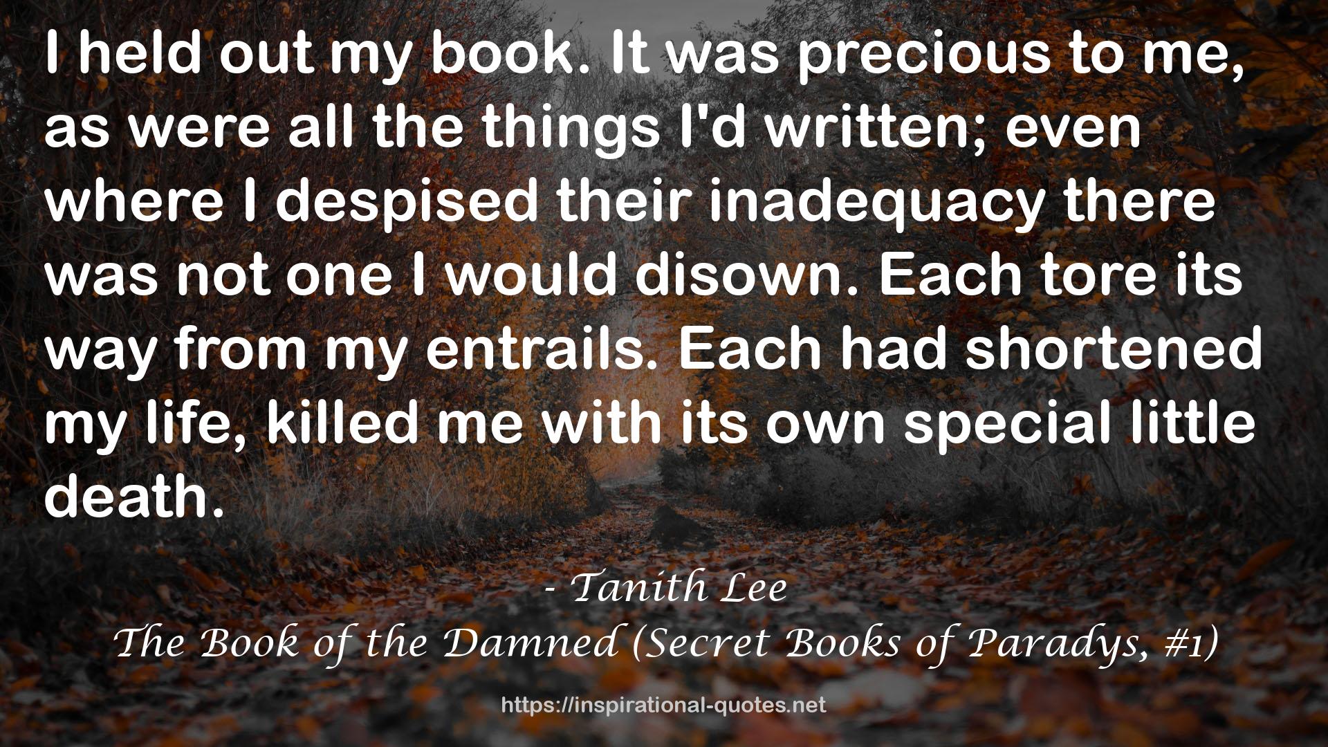 The Book of the Damned (Secret Books of Paradys, #1) QUOTES