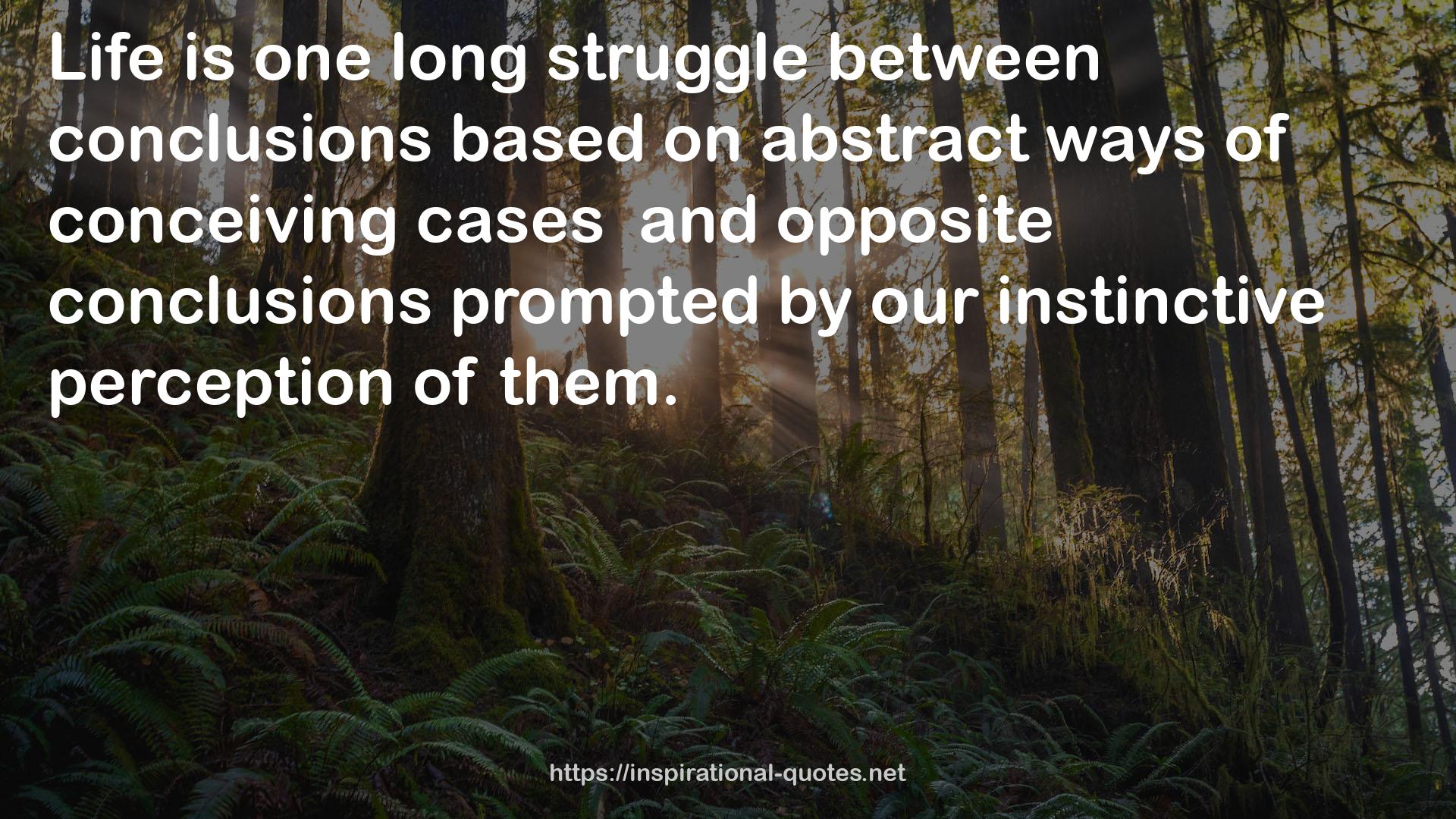 one long struggle  QUOTES