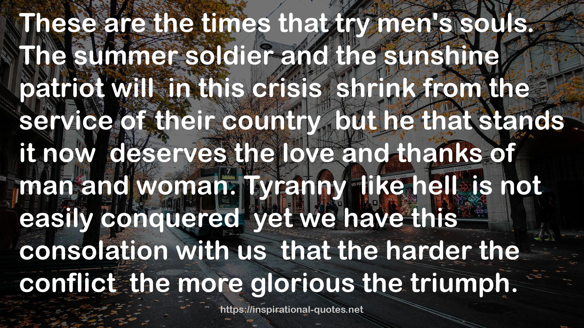 The summer soldier  QUOTES