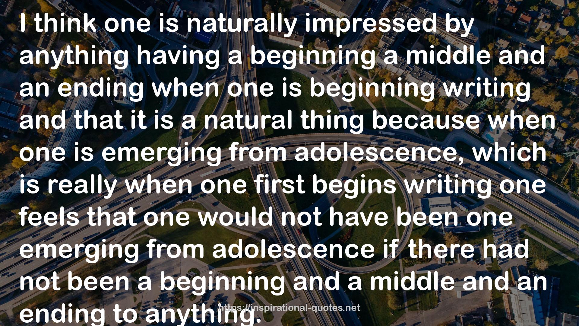 adolescence  QUOTES