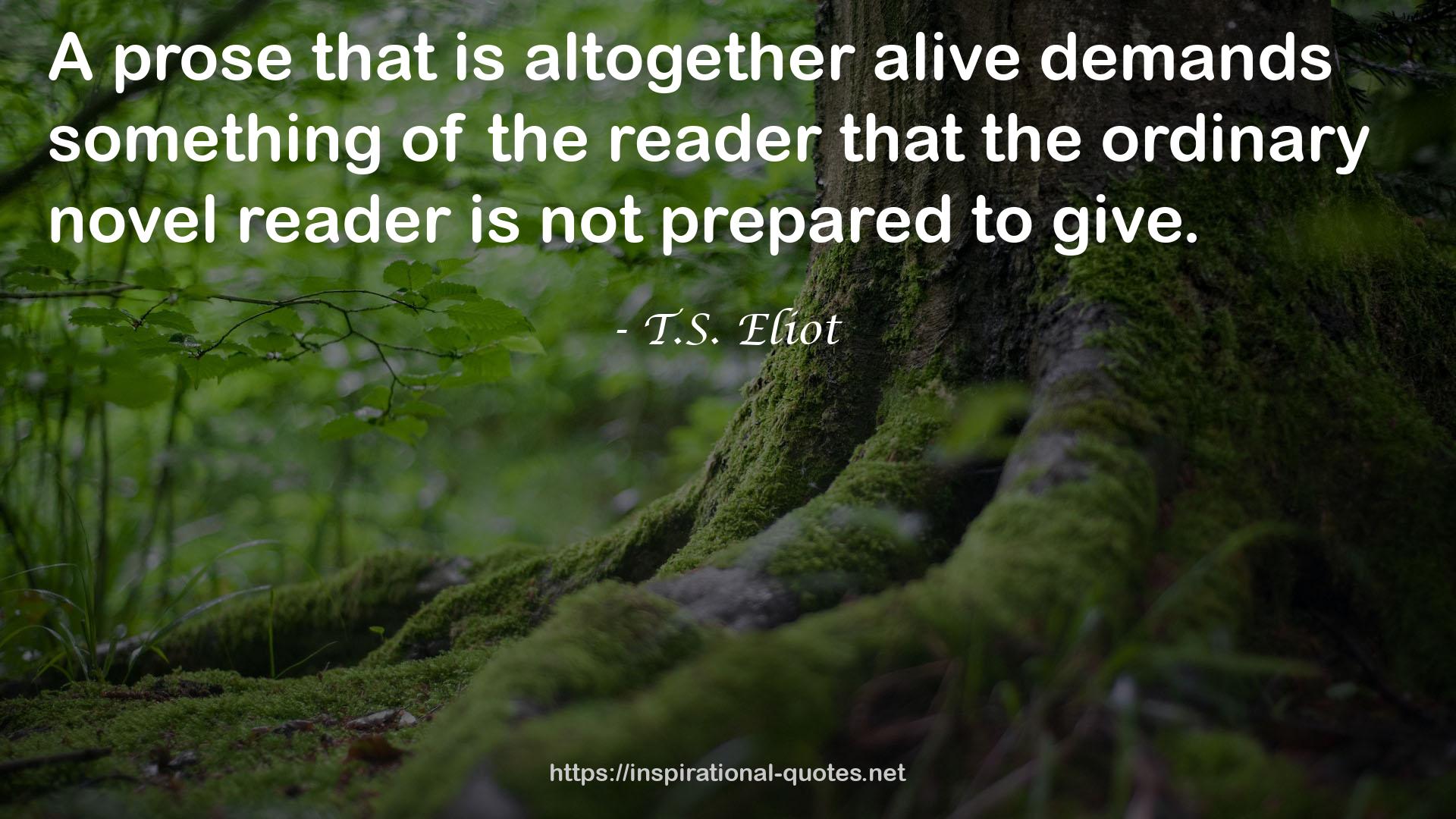 the ordinary novel reader  QUOTES