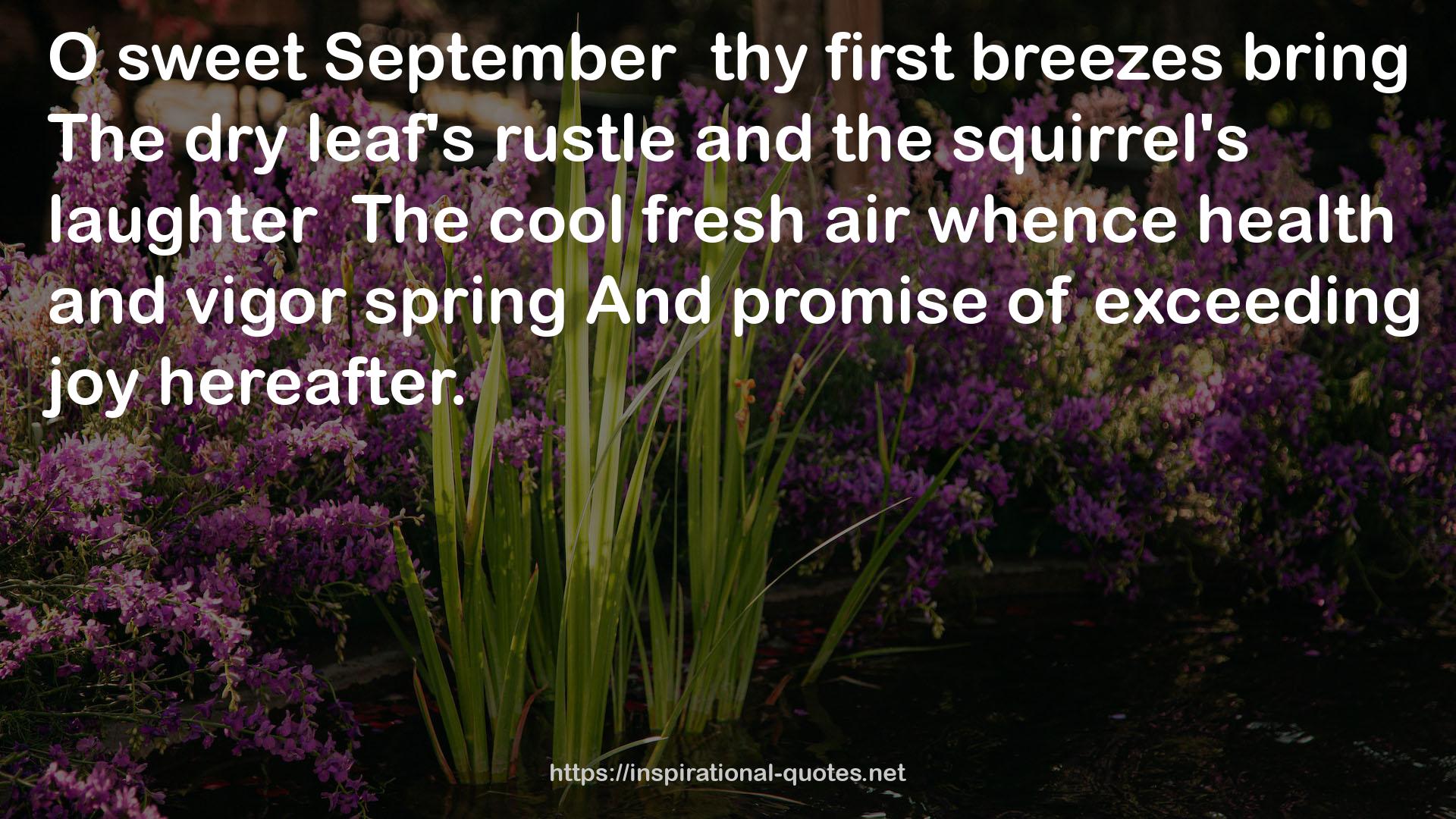 thy first breezes  QUOTES