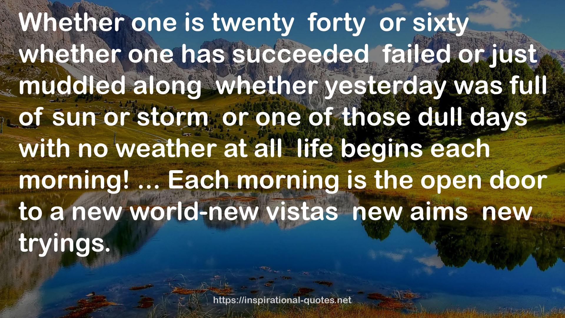 a new world-new vistas  QUOTES