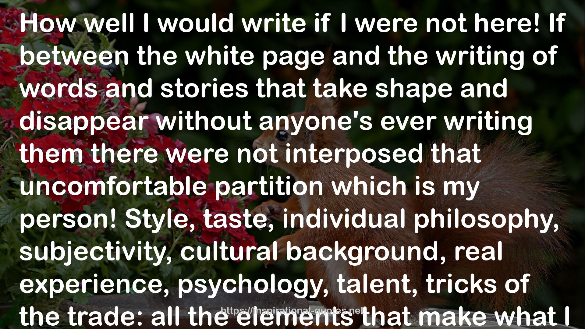 the white page  QUOTES