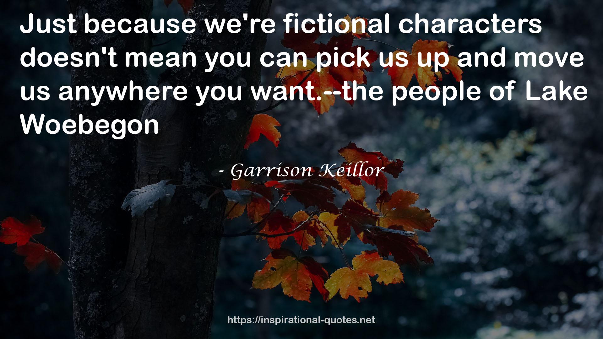 fictional characters  QUOTES