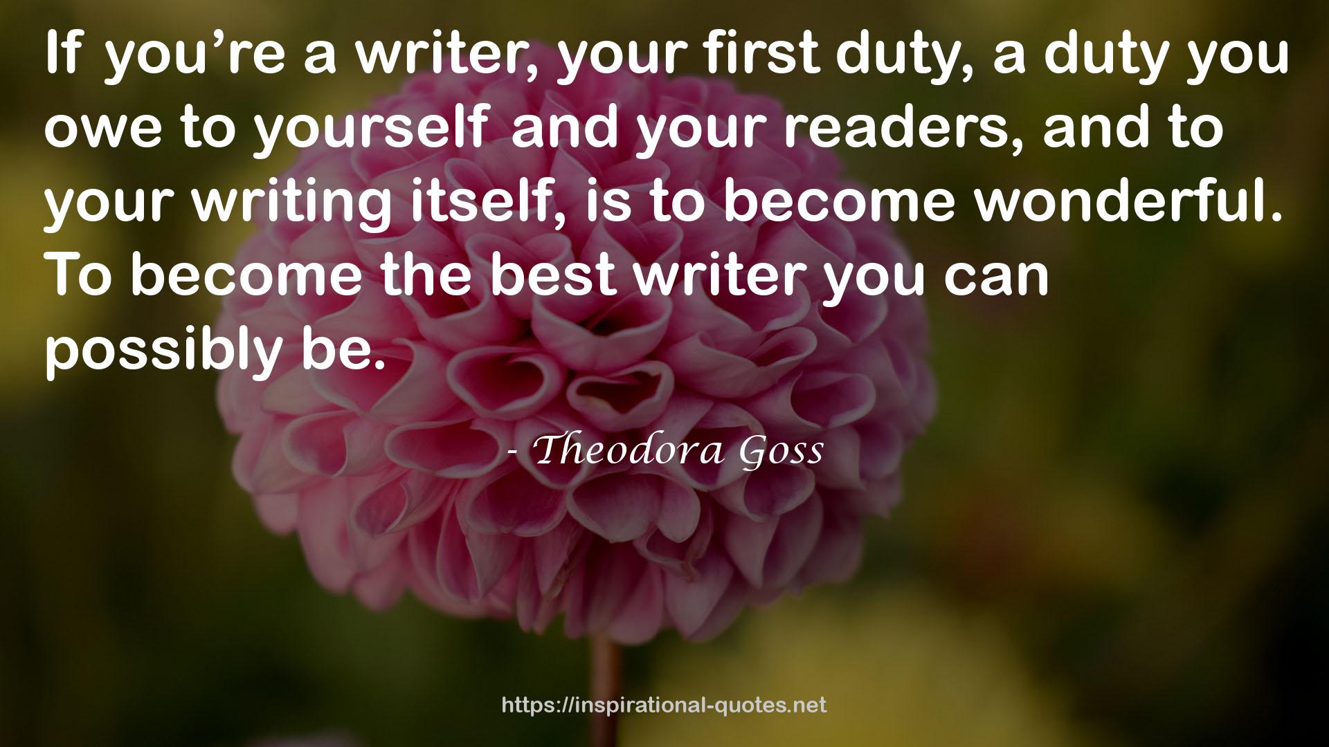 the best writer  QUOTES