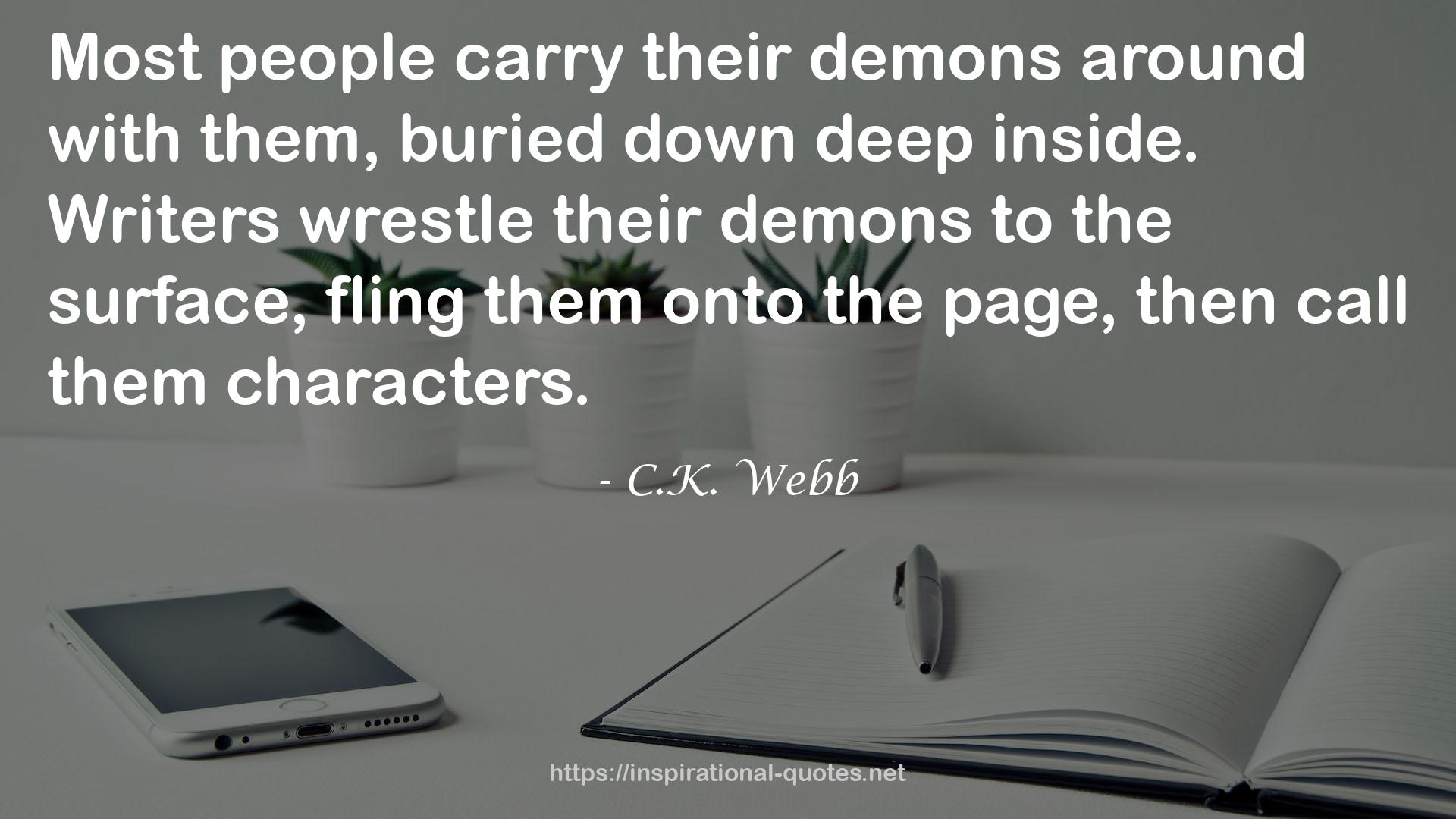 their demons  QUOTES