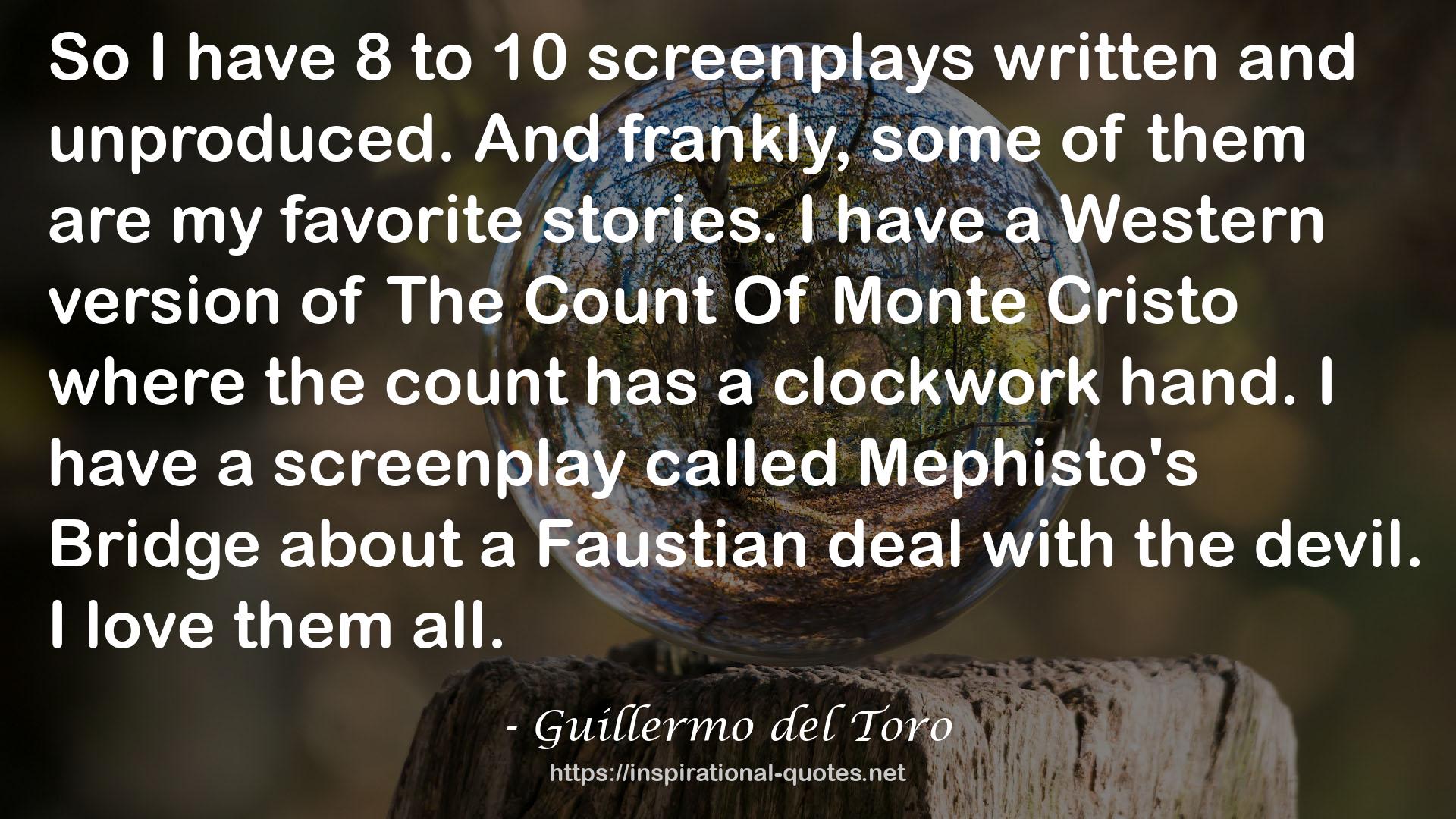 Guillermo del Toro QUOTES