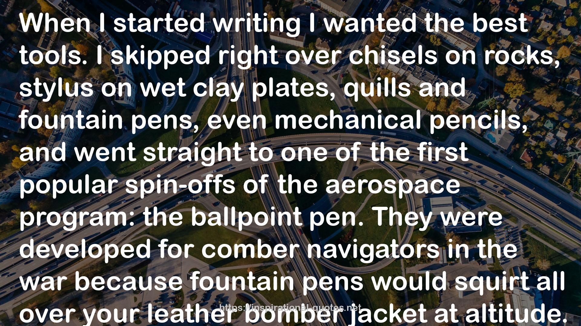 Space Pen  QUOTES