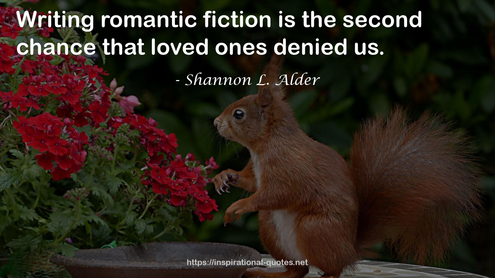 romantic fiction  QUOTES