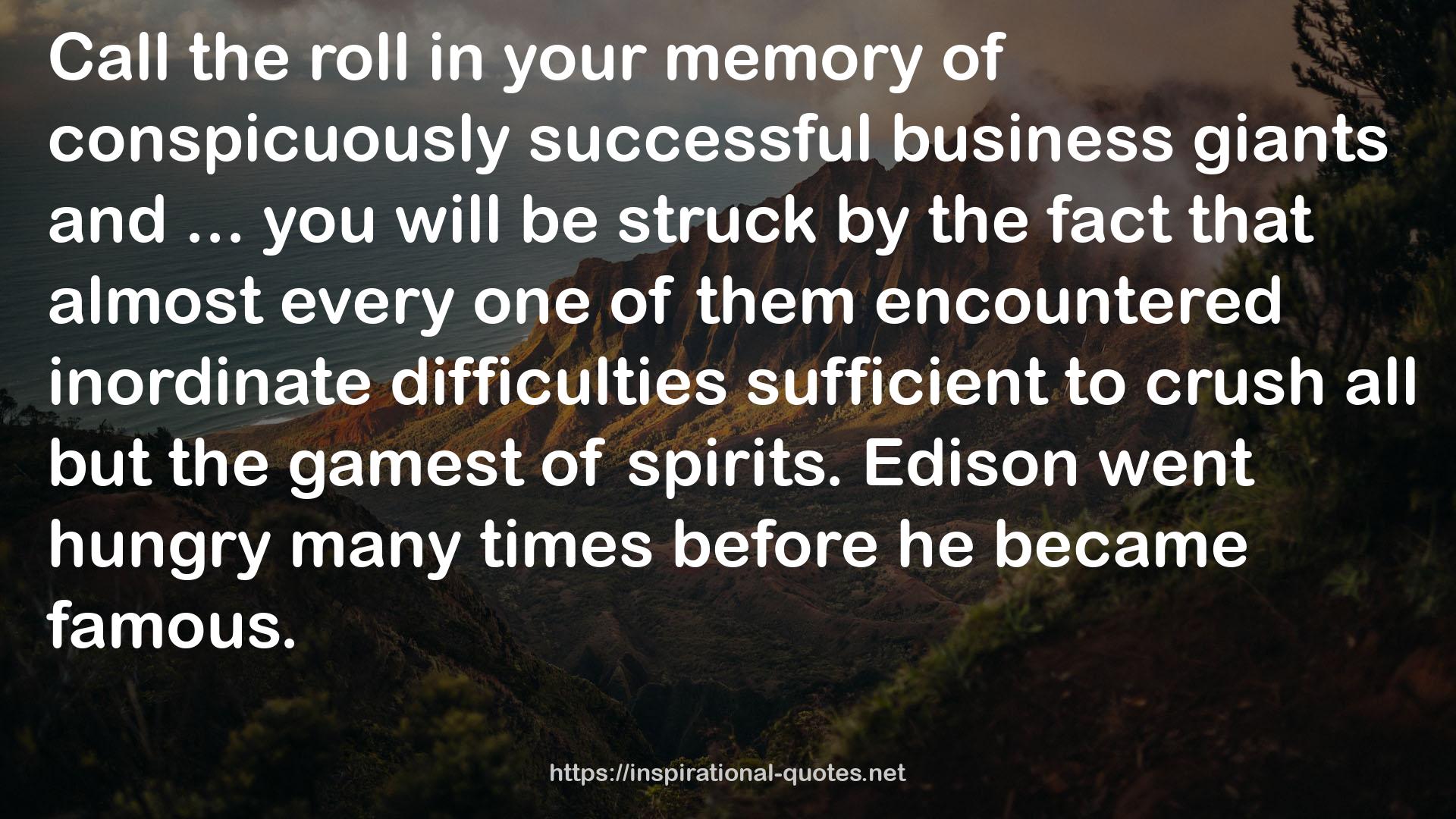 conspicuously successful business giants  QUOTES