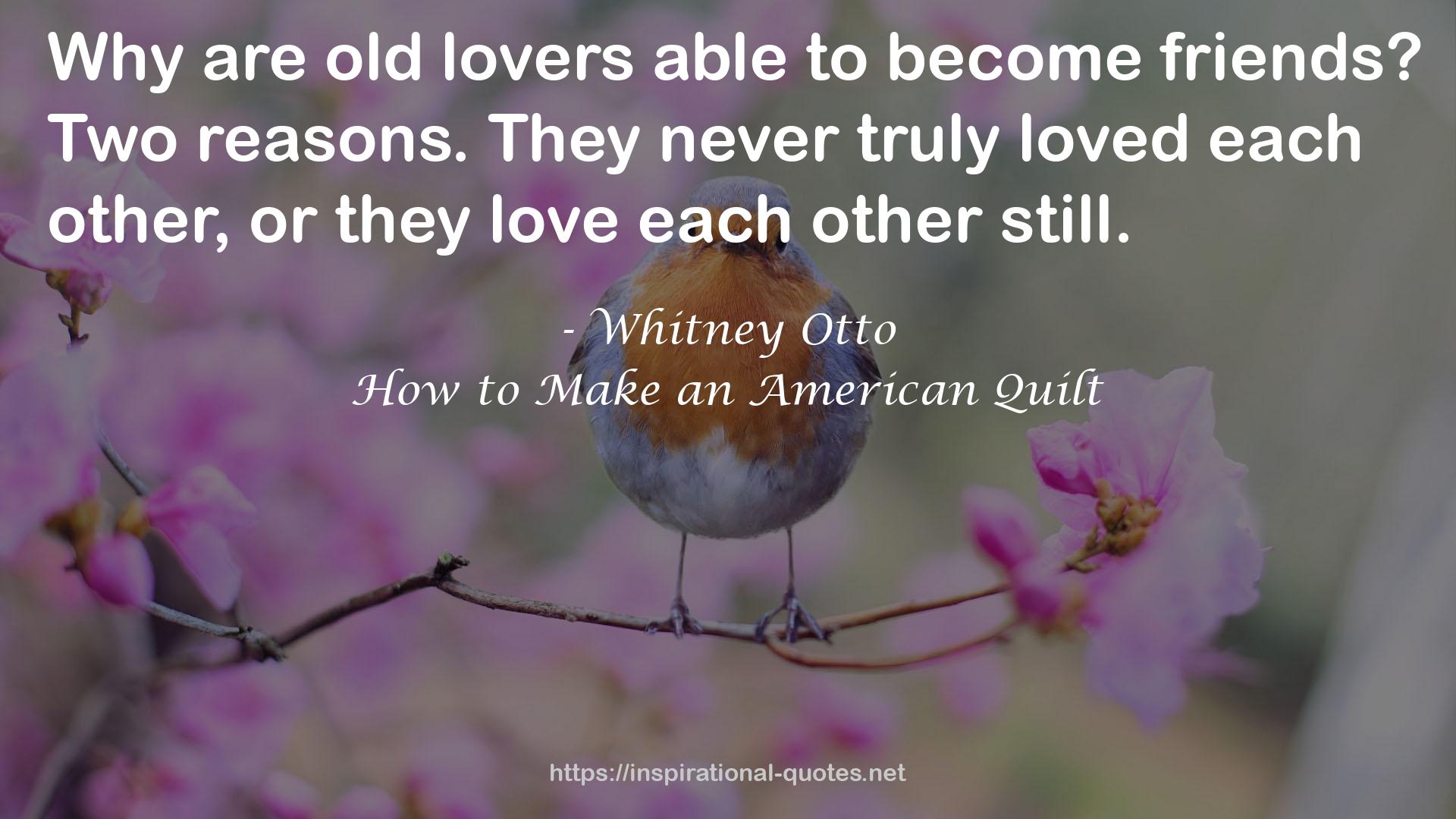 Whitney Otto QUOTES